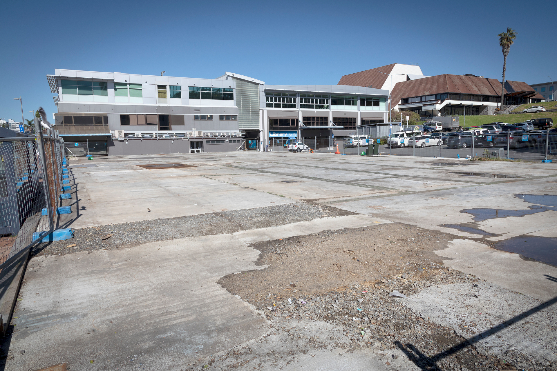 The site where Our Place used to be could become home to a new museum, if commissioners get their way. Photo / Andrew Warner