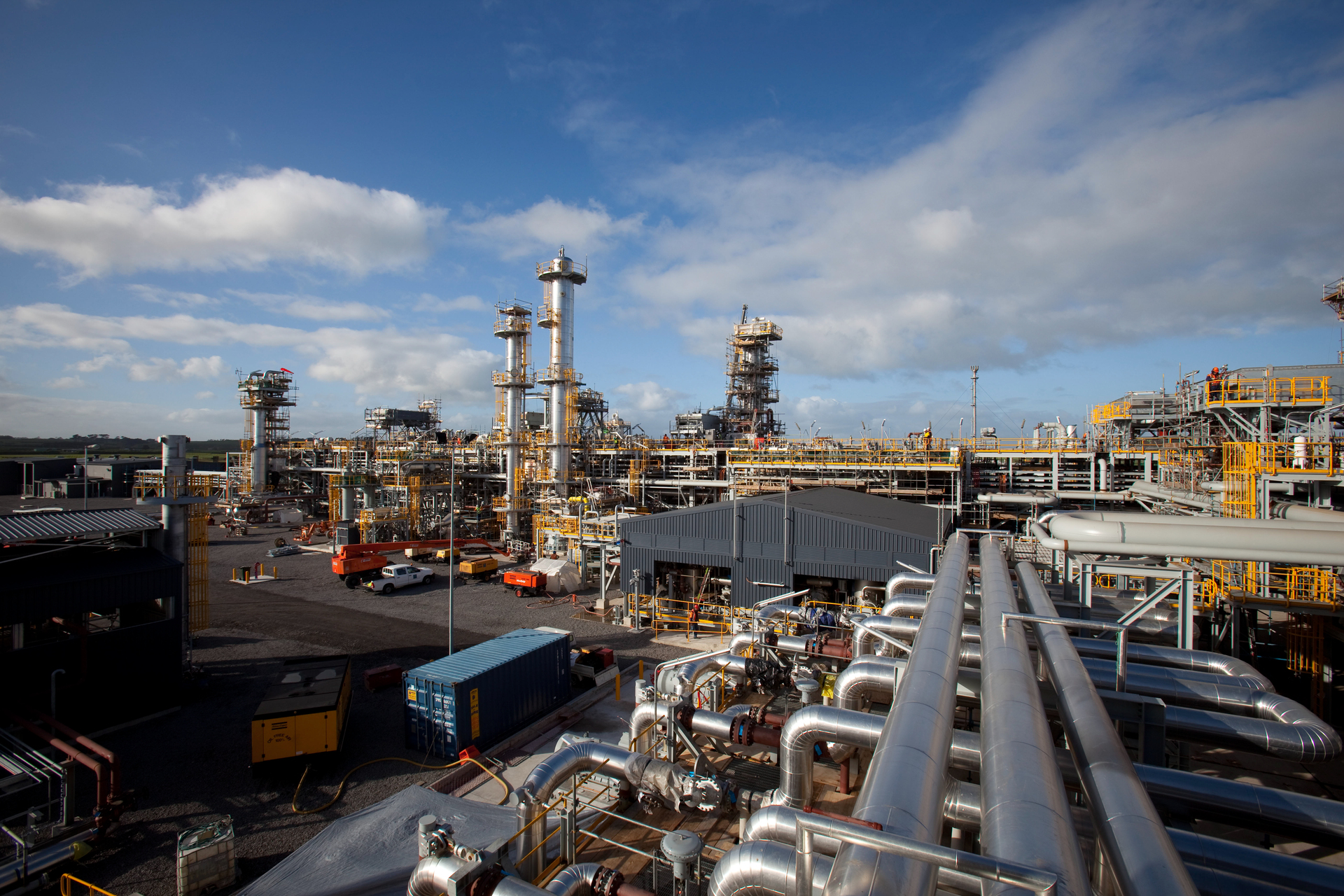 The Kupe Production Station, near Hāwera in south Taranaki. MBIE's revised forecasts have annual gas production falling below 100 petajoules by 2026.