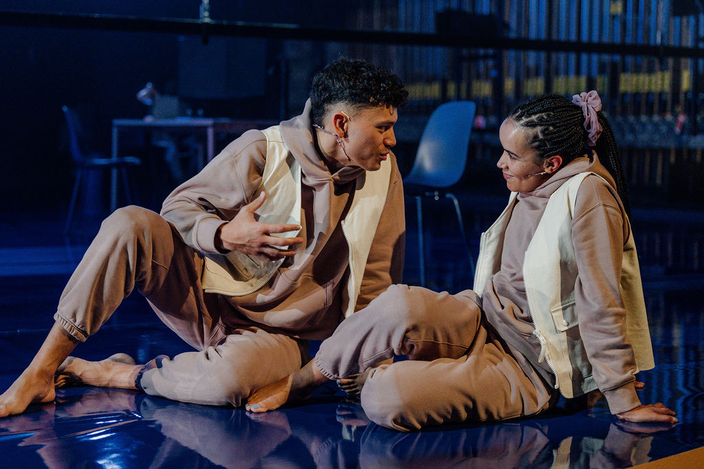 Tristan, played by Jayden Daniels, and Connie, played by Zoë Robins.