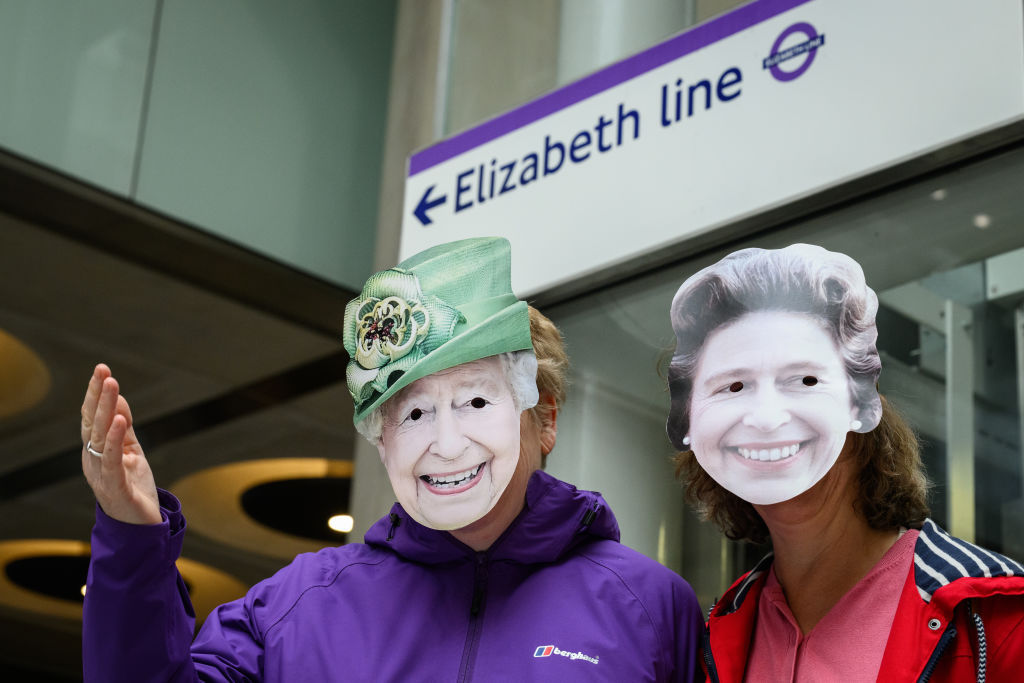 Underground enthusiasts flocked to London's newly opened Elizabeth Line. Photo / Getty Images, Leon Neal