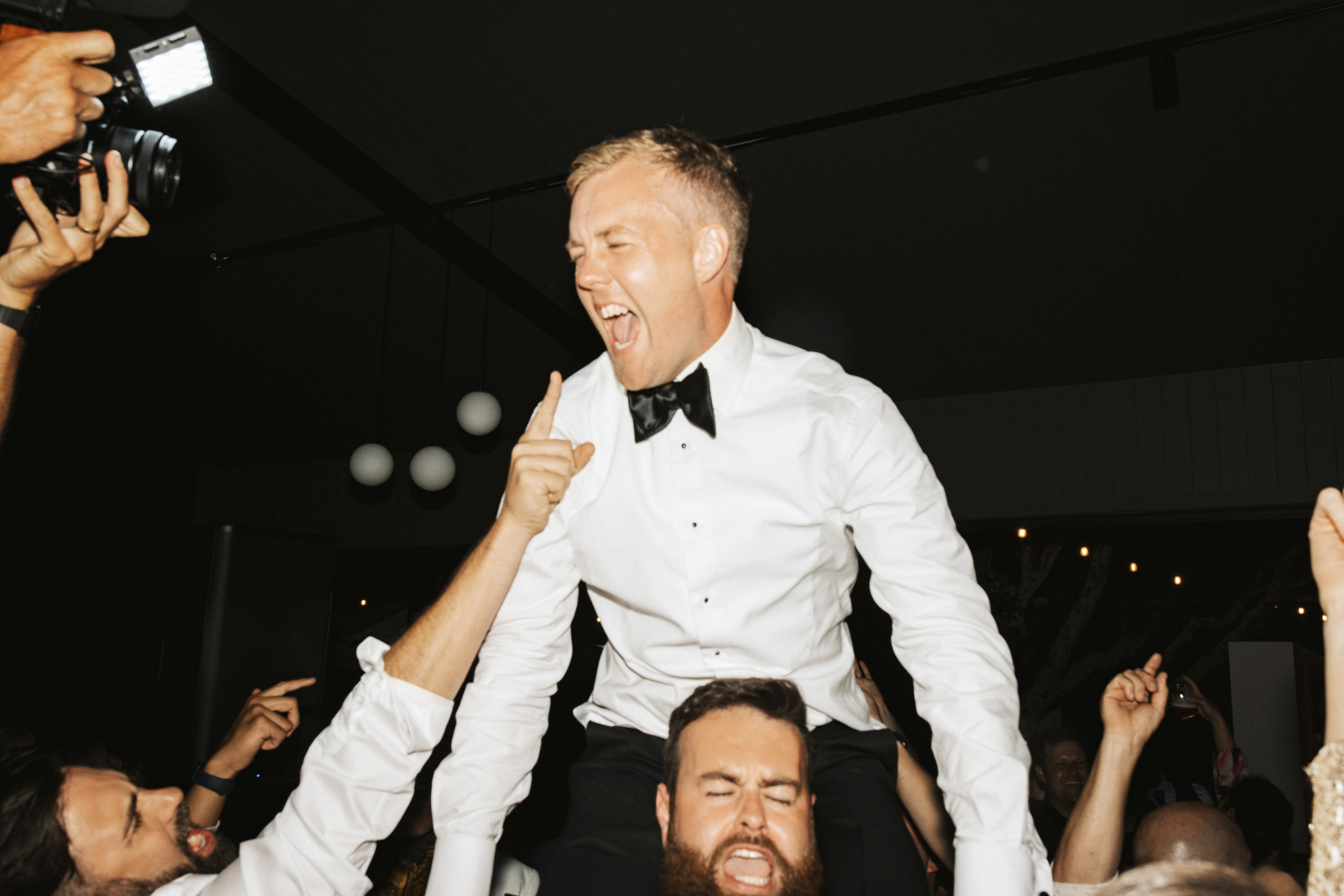 McLean parties the night away as the couple and their friends and family ring in the new year. Photo / Sophie Isabella Photography