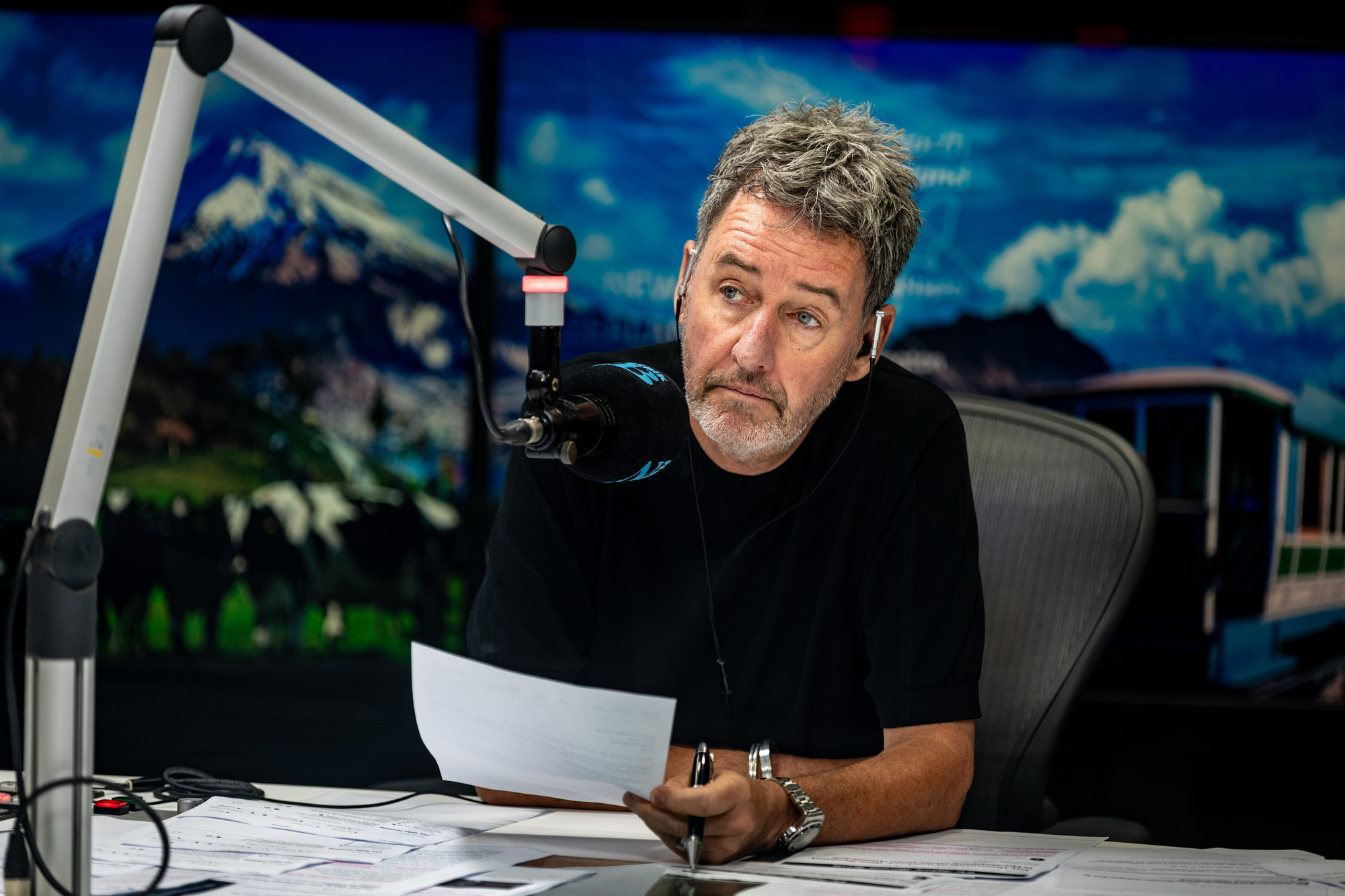 Newstalk ZB breakfast host Mike Hosking. Photo / Michael Craig