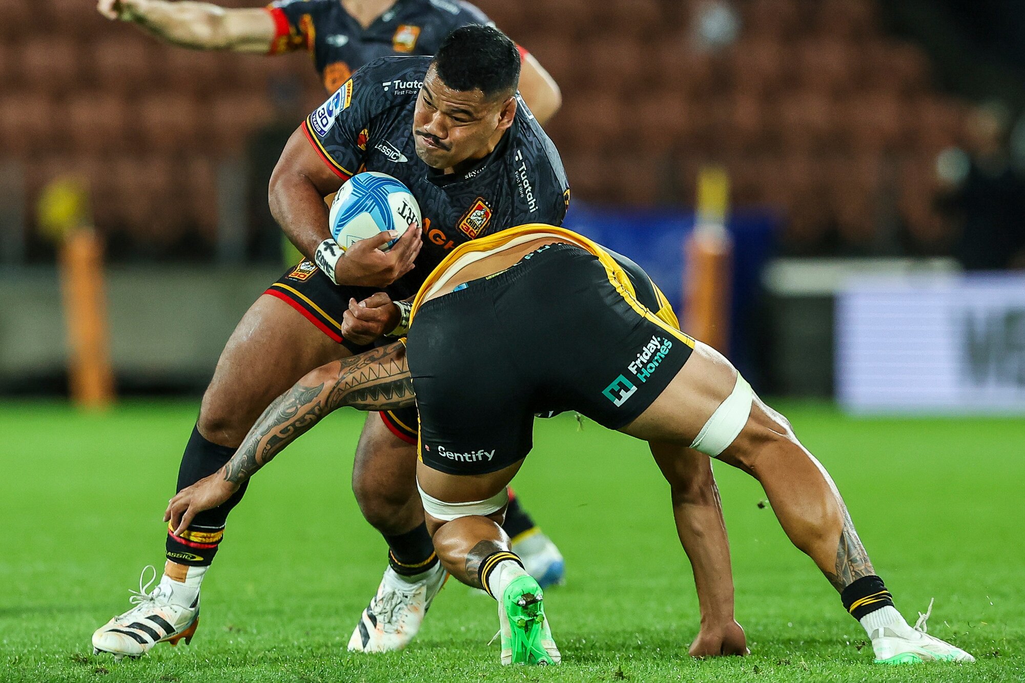 Chiefs' Samisoni Taukei'aho during the Chiefs versus Hurricanes clash. Photo / Photosport