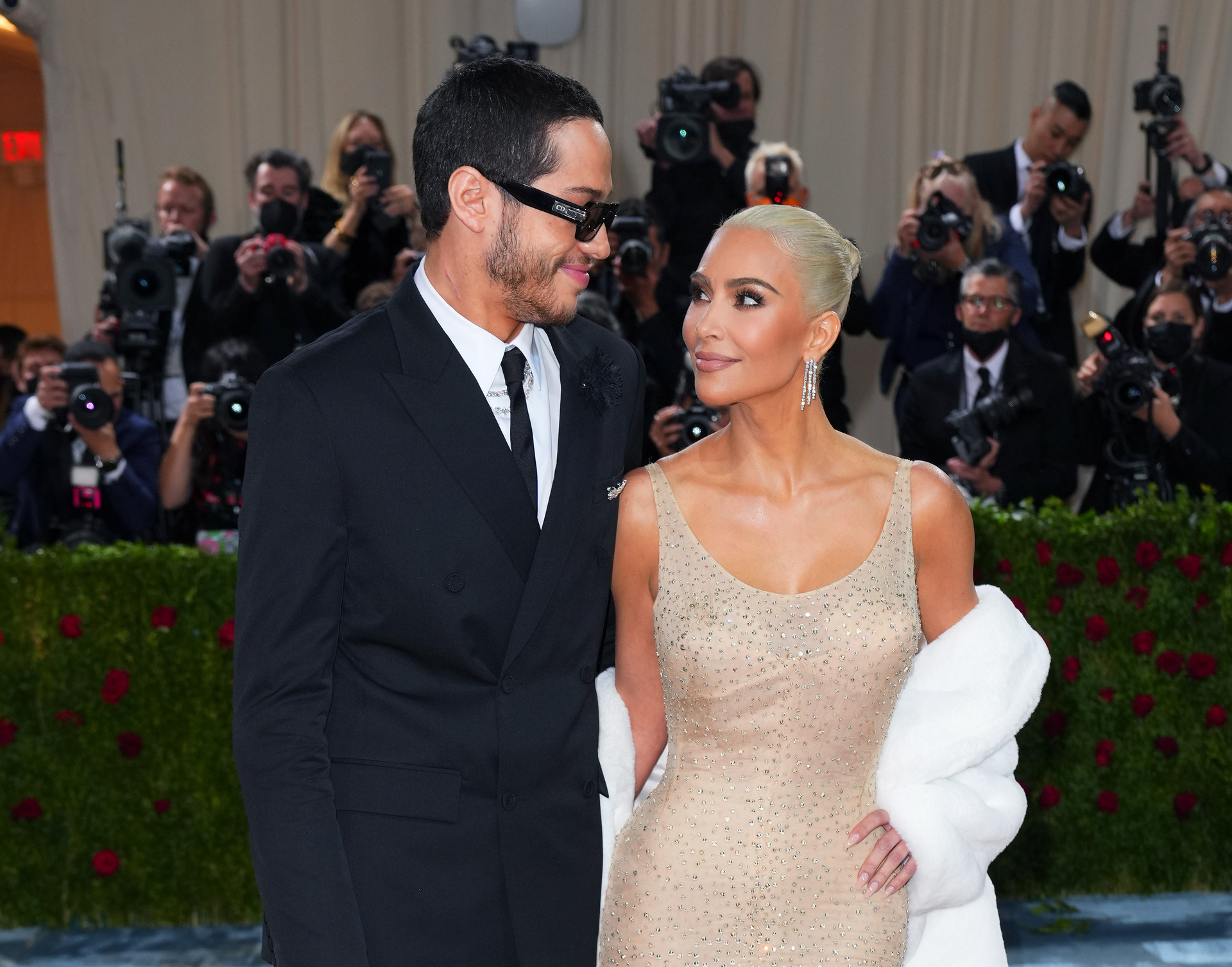 Pete Davidson joined Kim Kardashian at the 2022 Met Ball in New York. Photo / Getty Images