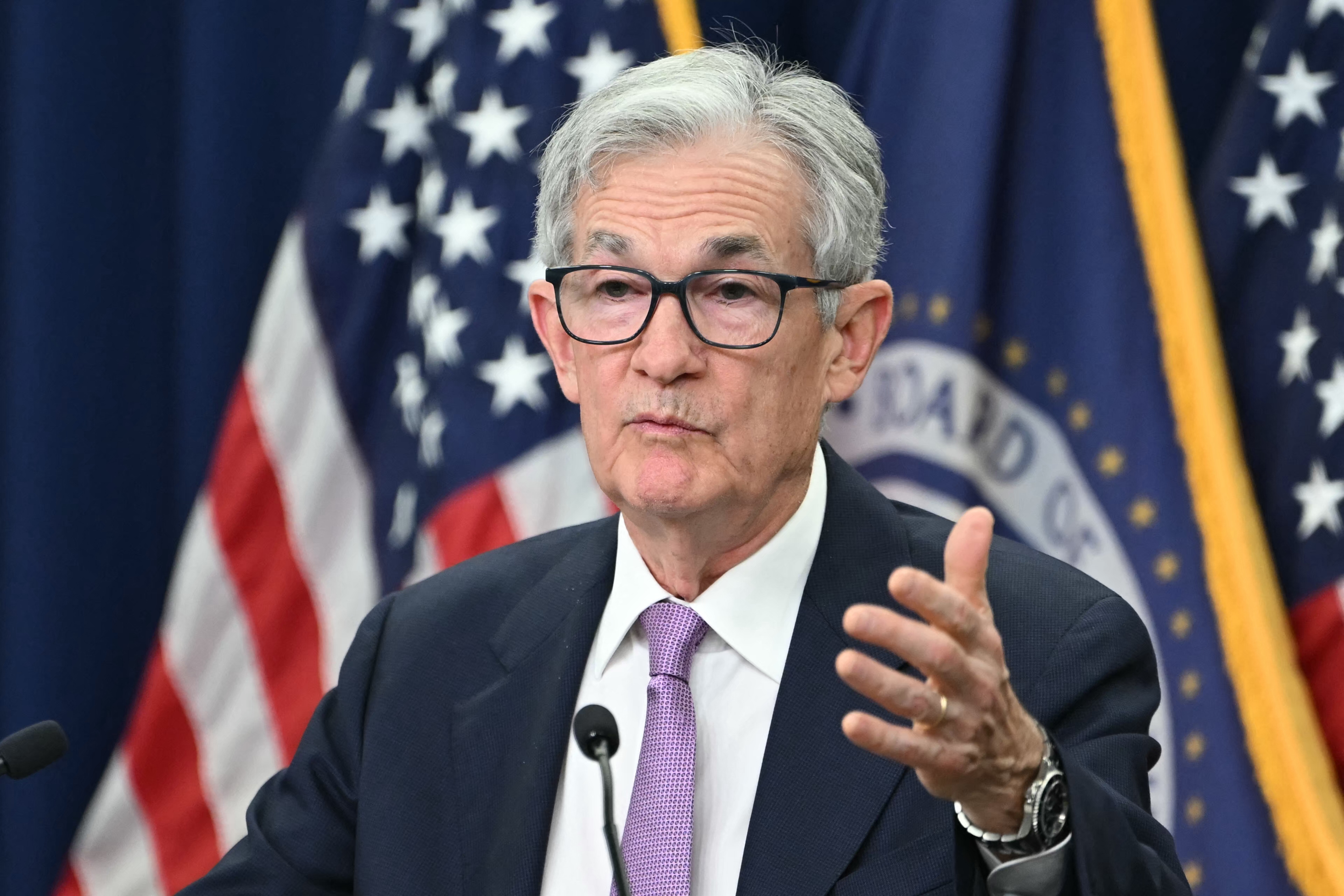 Pressure on US Federal Reserve chair Jerome Powell will skyrocket in the coming months. Photo / AFP