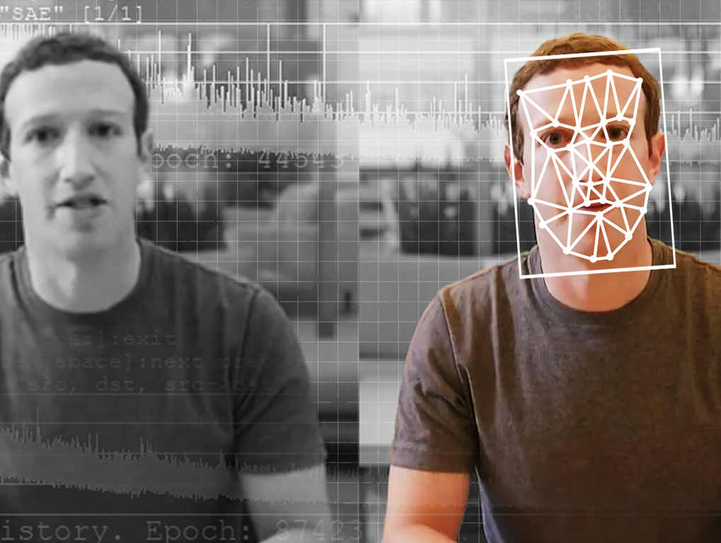 A comparison of an original and deepfake video of Facebook CEO Mark Zuckerberg. Photo / Getty Images