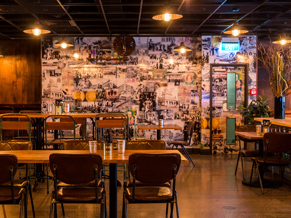 Interior of 1947 Eatery on Federal St. Picture / Babiche Martens