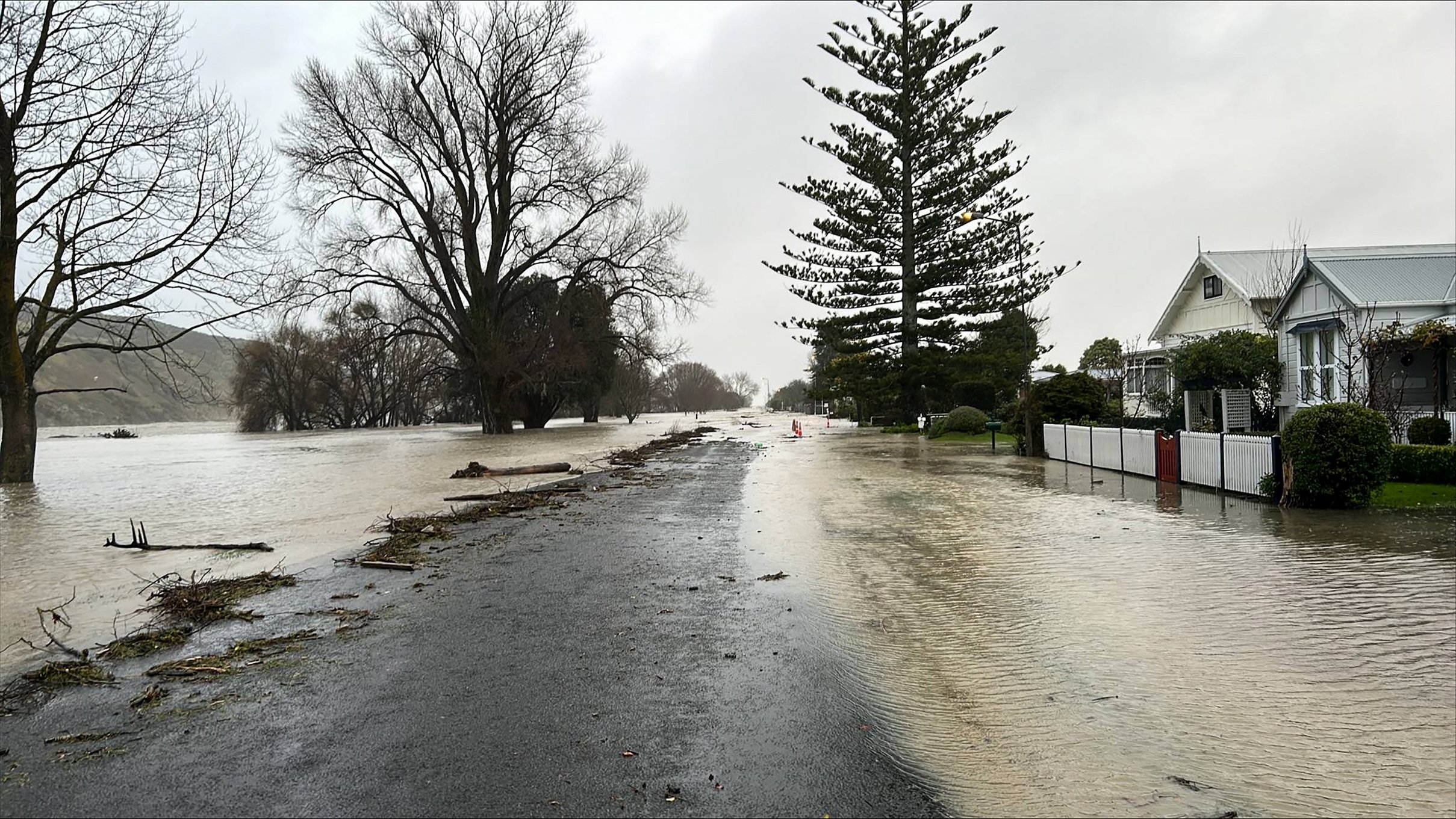 Flooding in Hawke's Bay's Wairoa River on June 26 last year. Image / Hawke's Bay Regional Council