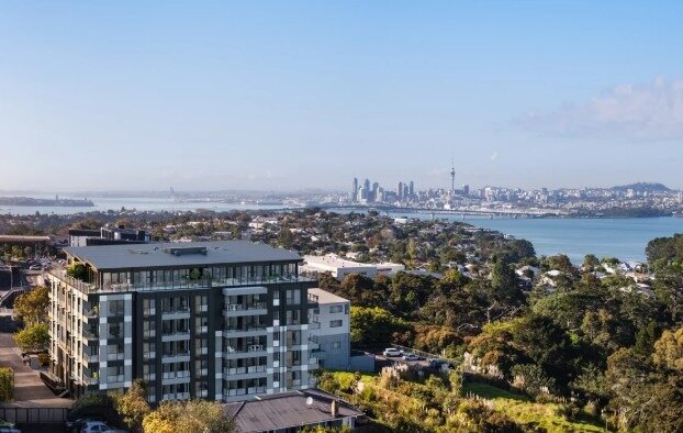 Plans for Chelsea Rise, a new apartment building at 76 and 82 Mokoia Rd, Birkenhead. Image / Darren Brown