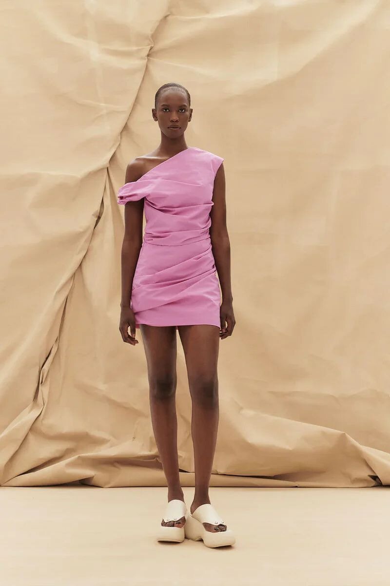 A Paris Georgia mini dress from The Borrowed Collective. 