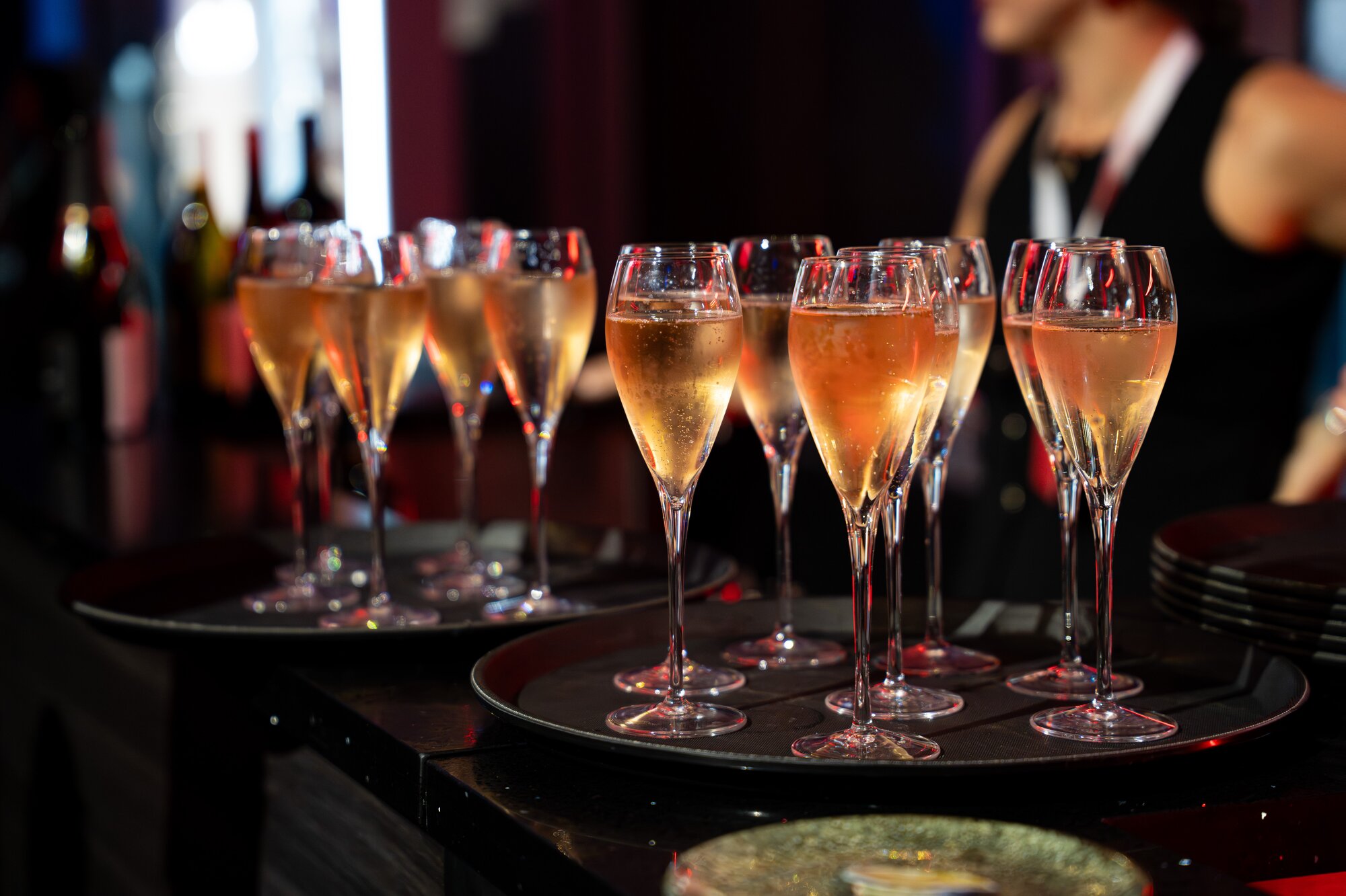 The bubbly flowed freely post-ceremony, but the pre-match was strictly mocktails. Photo / Alyse Wright 