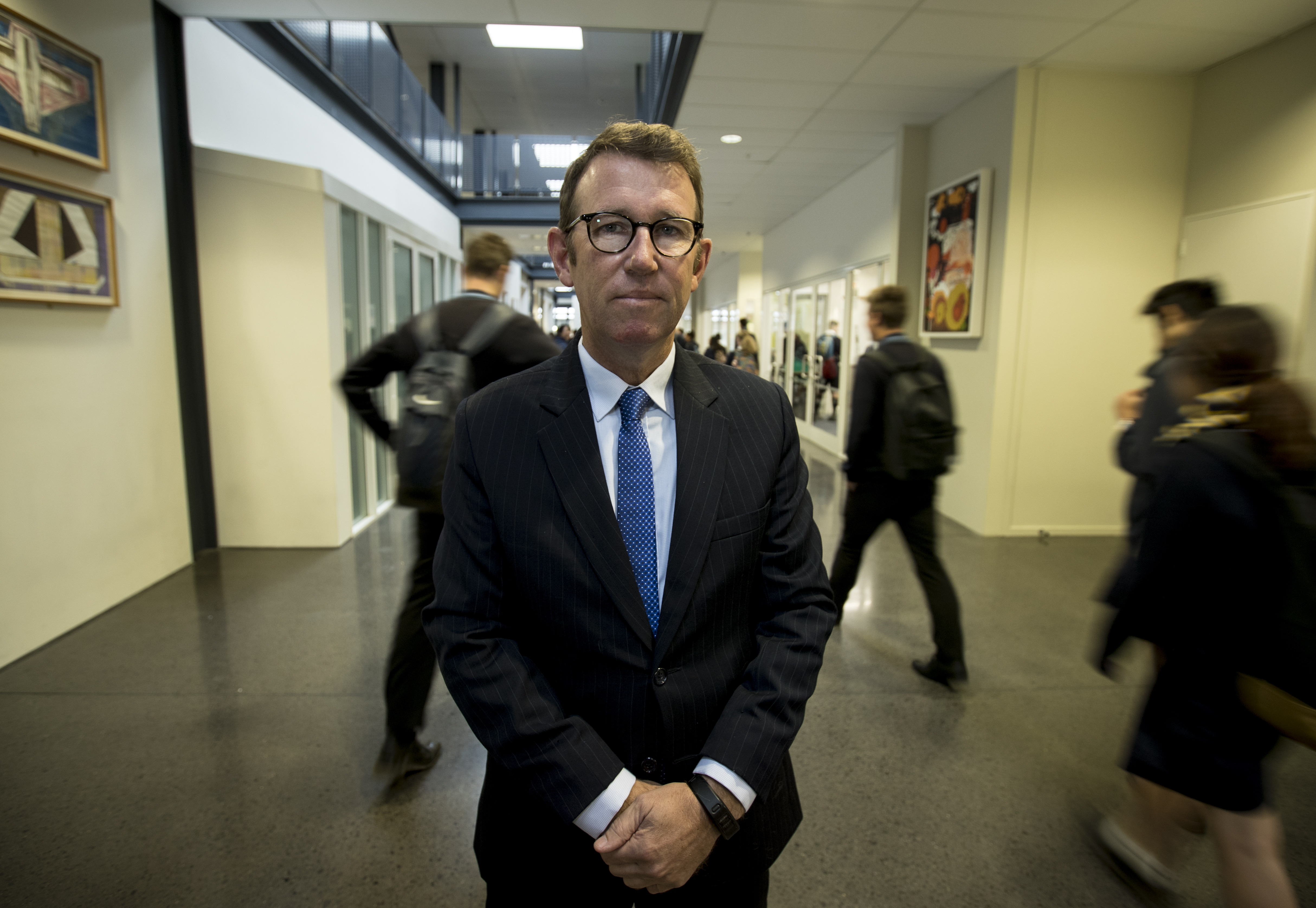 Mt Albert Grammar headmaster Pat Drumm stopped holding a ballot for out of zone students this year and now takes only siblings of existing students from outside its home zone. File photo