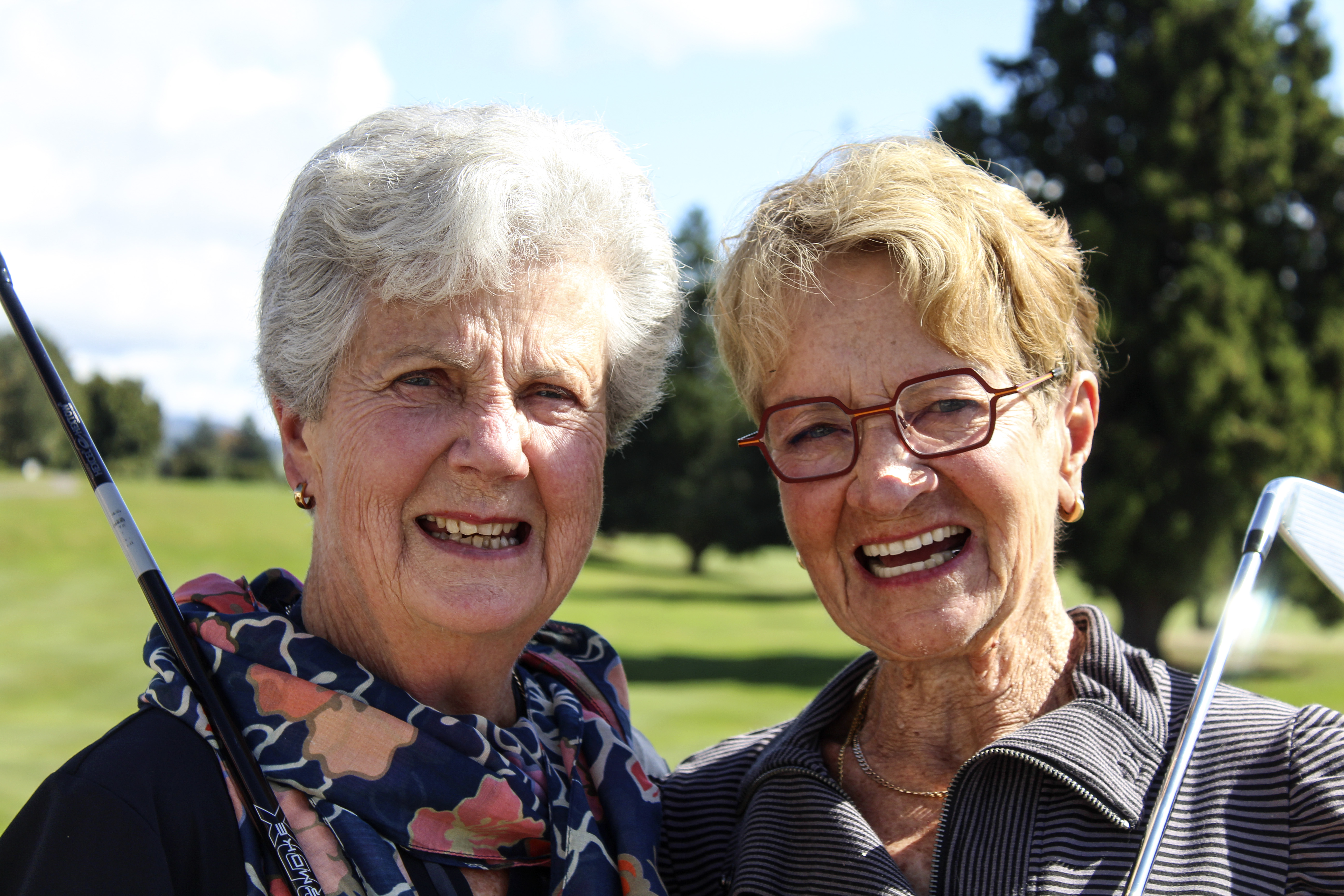 Mary Browne and Sammy Lean met through the Rotorua Golf Club. Photo / Zoe Adams