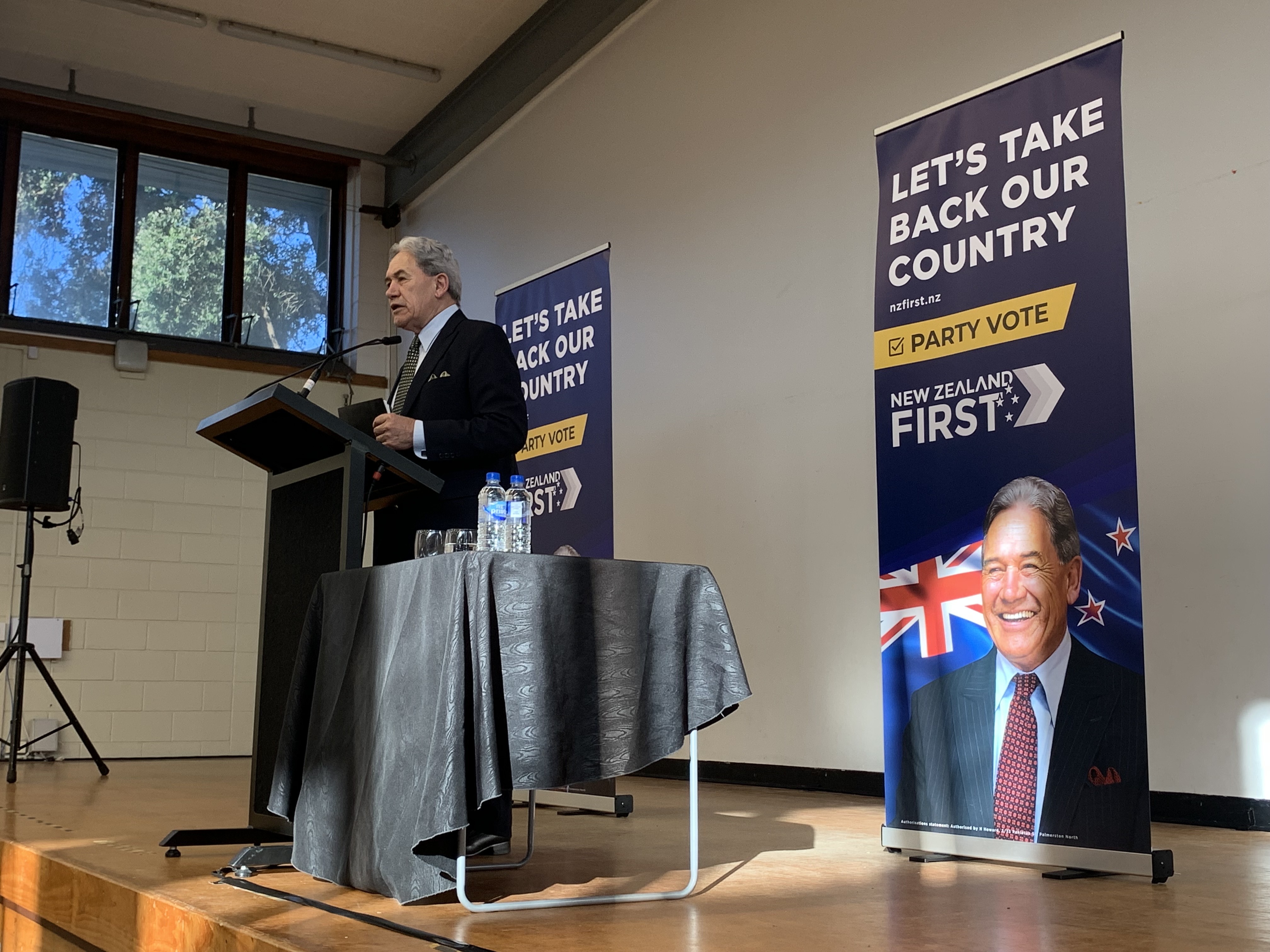 NZ First leader Winston Peters campaigned on stripping government departments of te reo Māori names. Photo / Adam Pearse