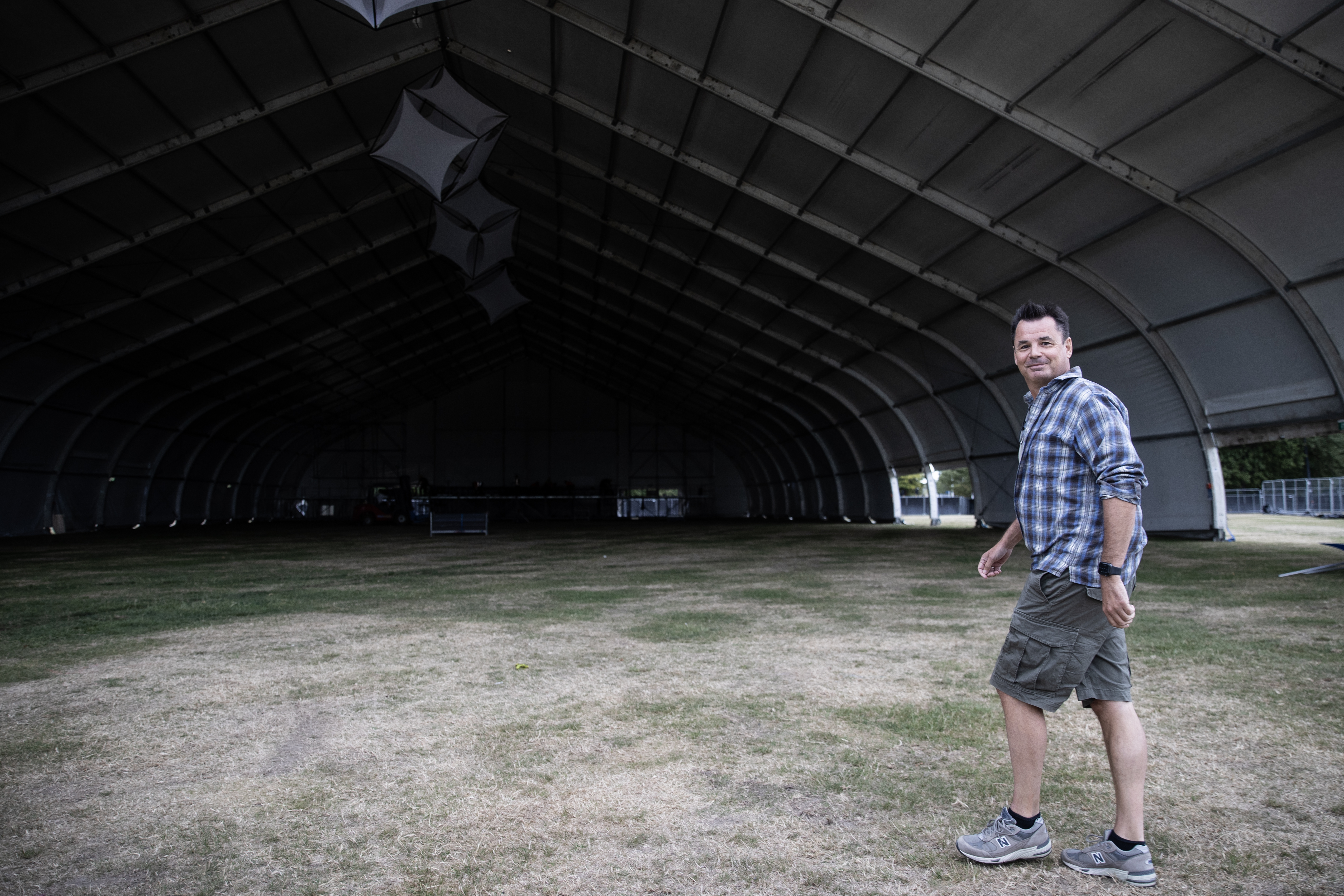 Electric Avenue organiser Callam Mitchell used to run events for the Student Association and a nightclub before managing New Zealand's biggest one-day festival. Photo / George Heard