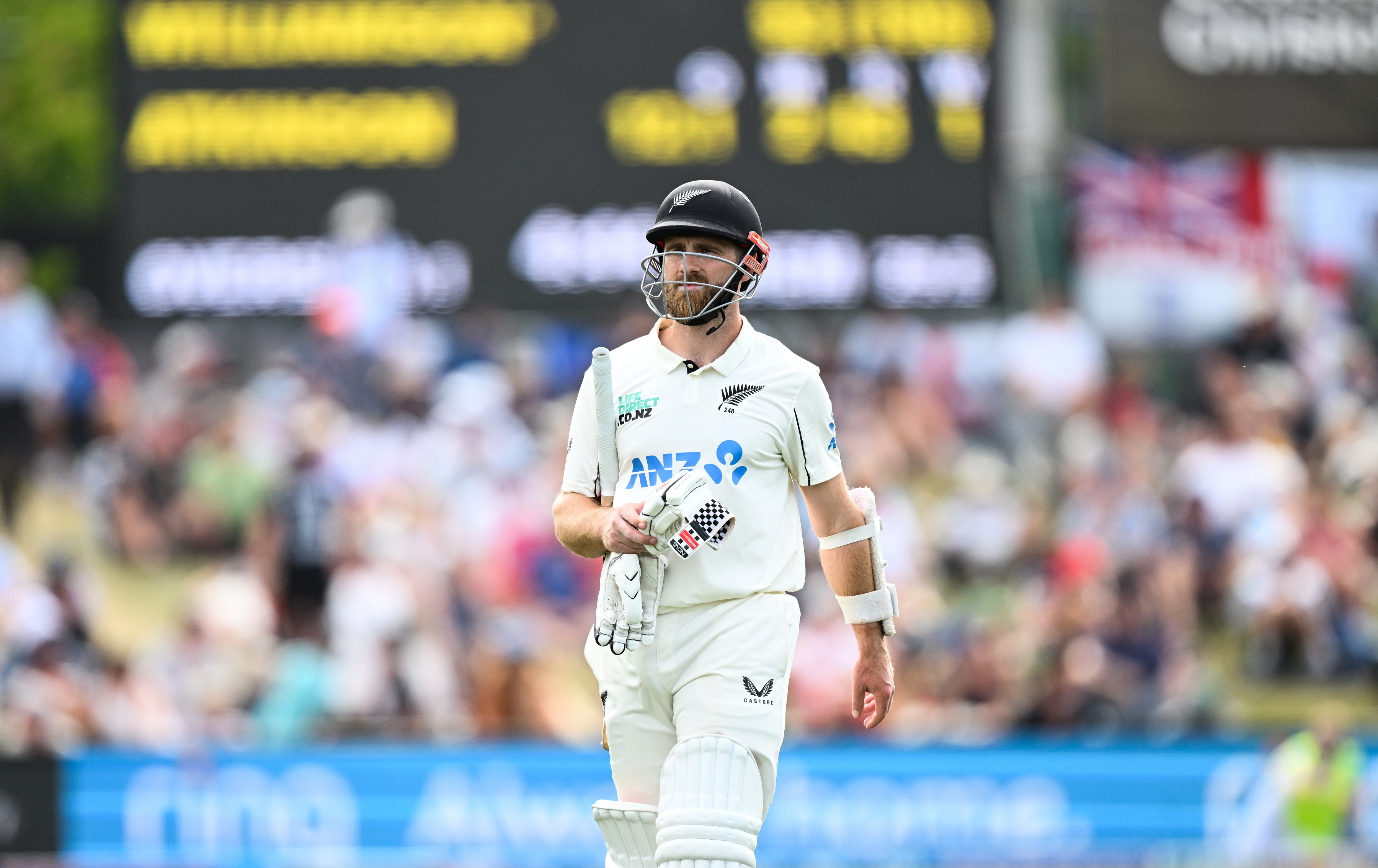Kane Williamson was dismissed for 61 in the second innings against England. Photo / Photosport