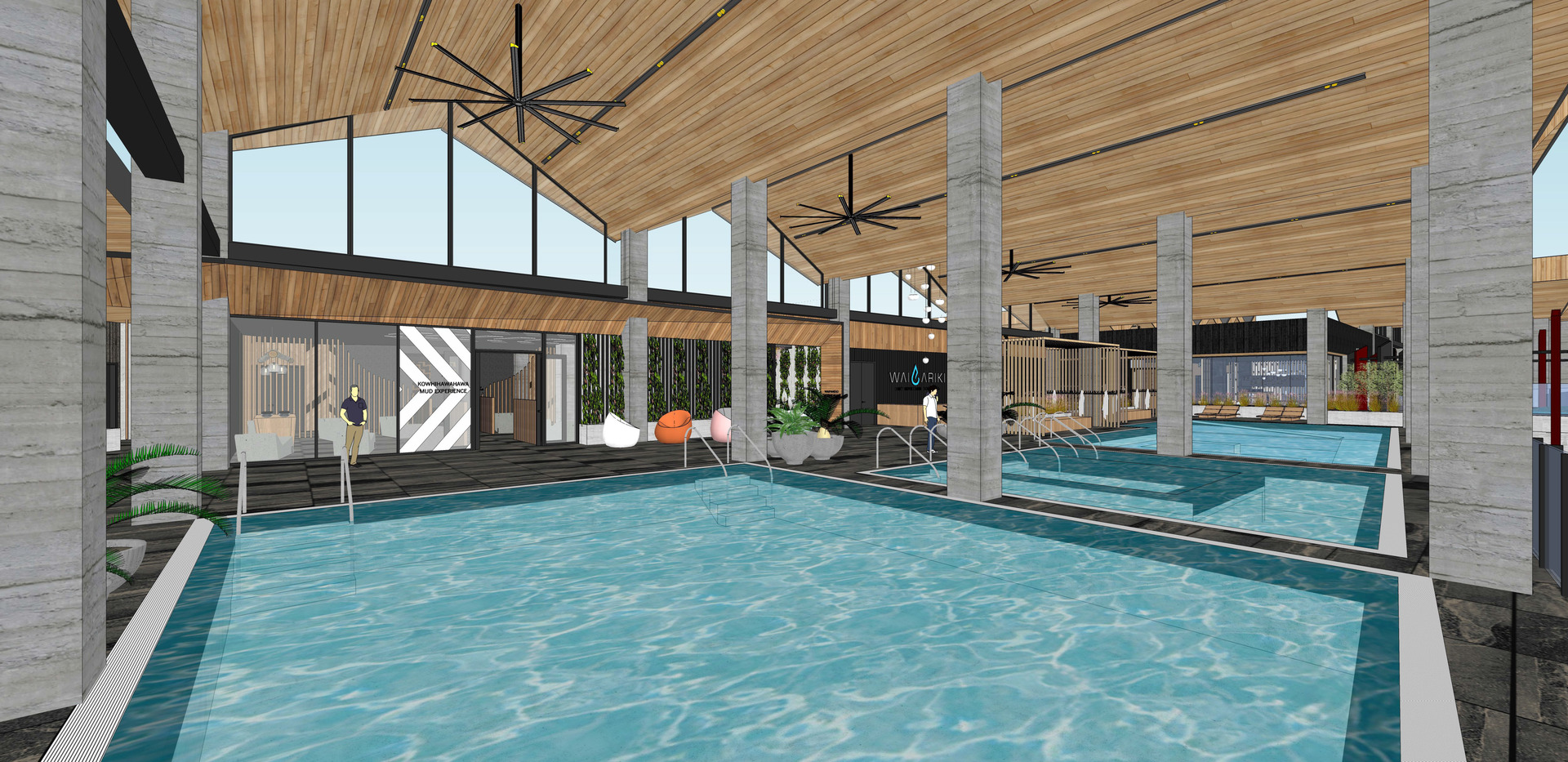 Wai Ariki Hot Springs & Spa designs. Image / Supplied