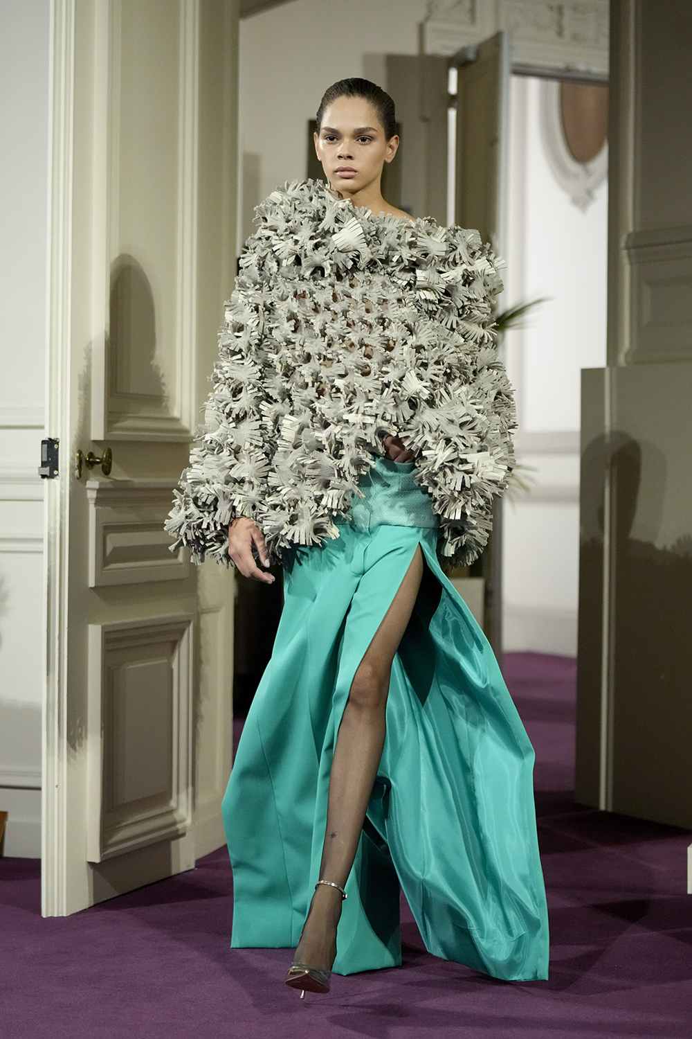 Valentino’s haute couture show was a sumptuous feast. Photo / AP