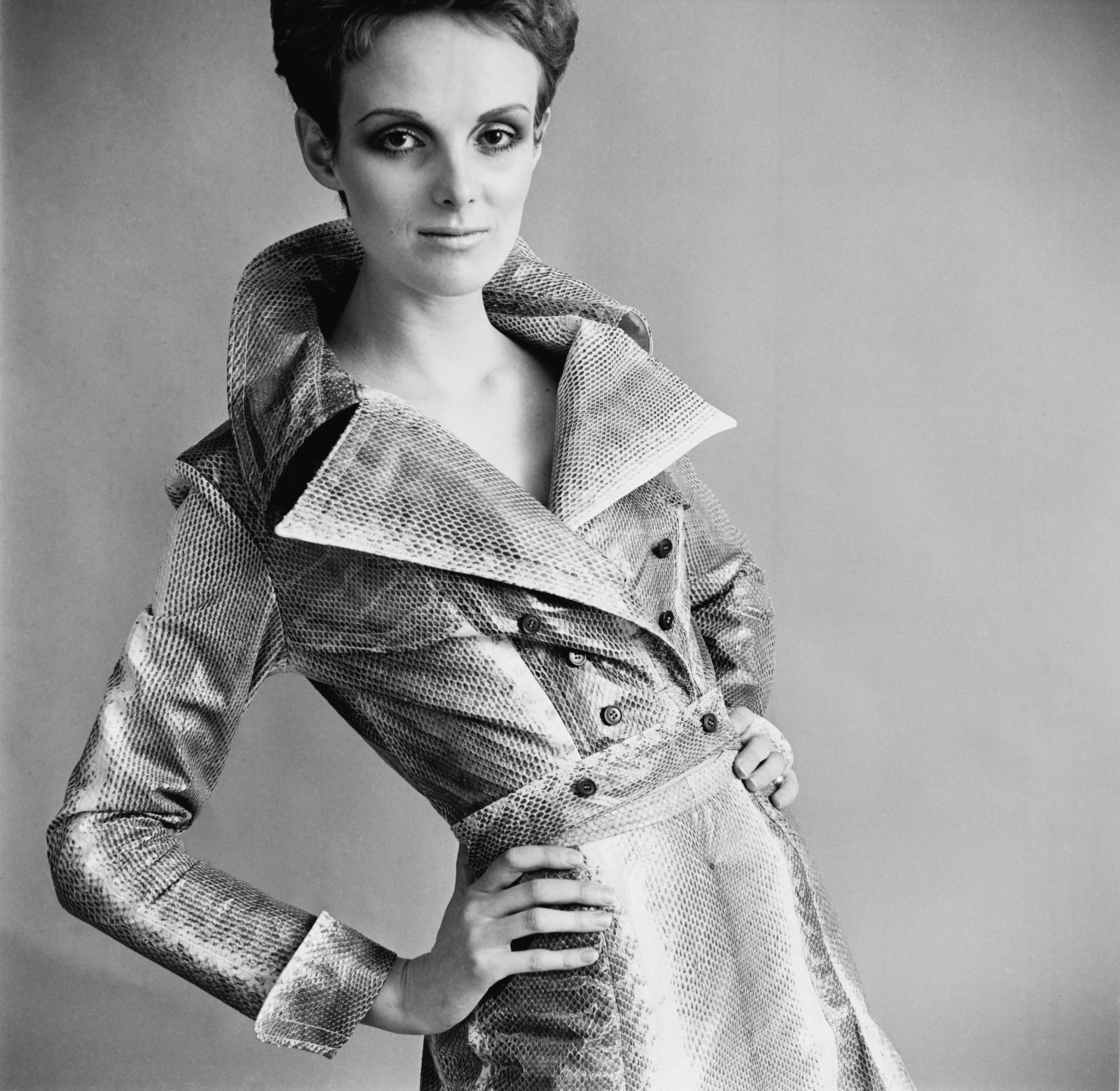 Grace Coddington modelling in April, 1967. Photo by McKeown / Getty Images