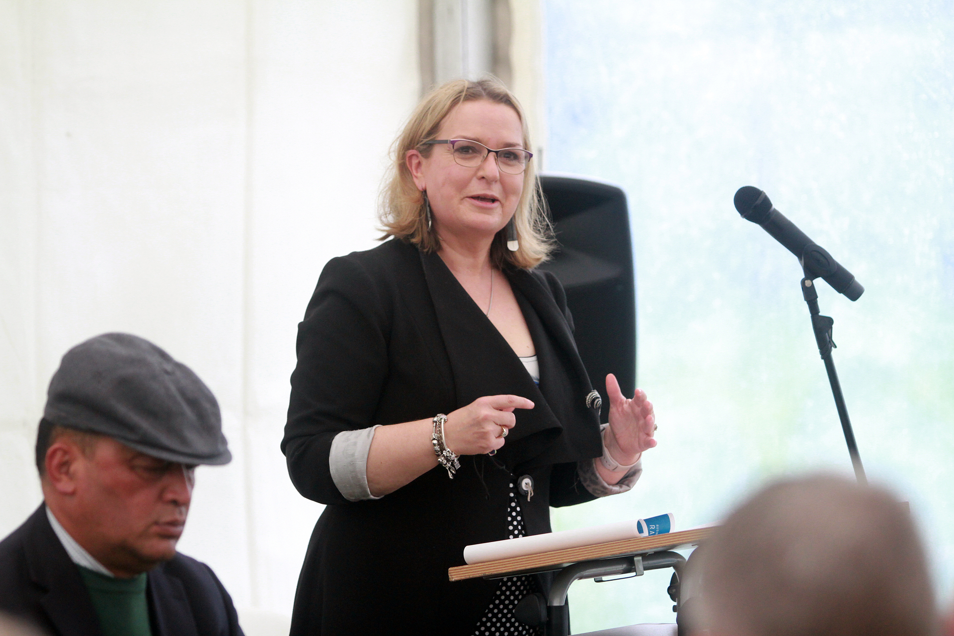 Local Labour list MP Jan Tinetti said Kainga Ora is the best organisation to develop Ferncliffe Farms.  Photo / Stuart Whitaker 