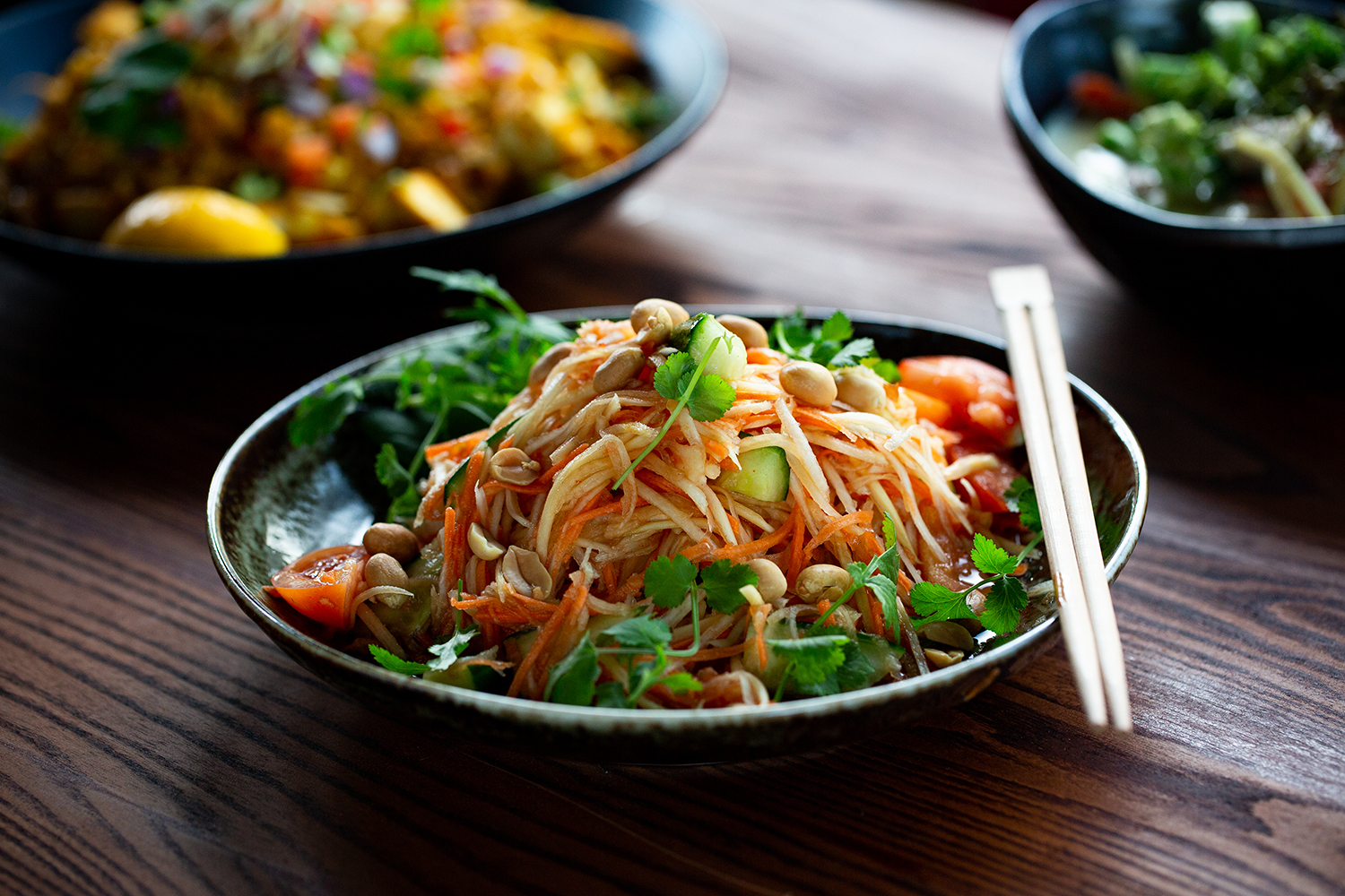 The papaya salad. Photo / Babiche Martens