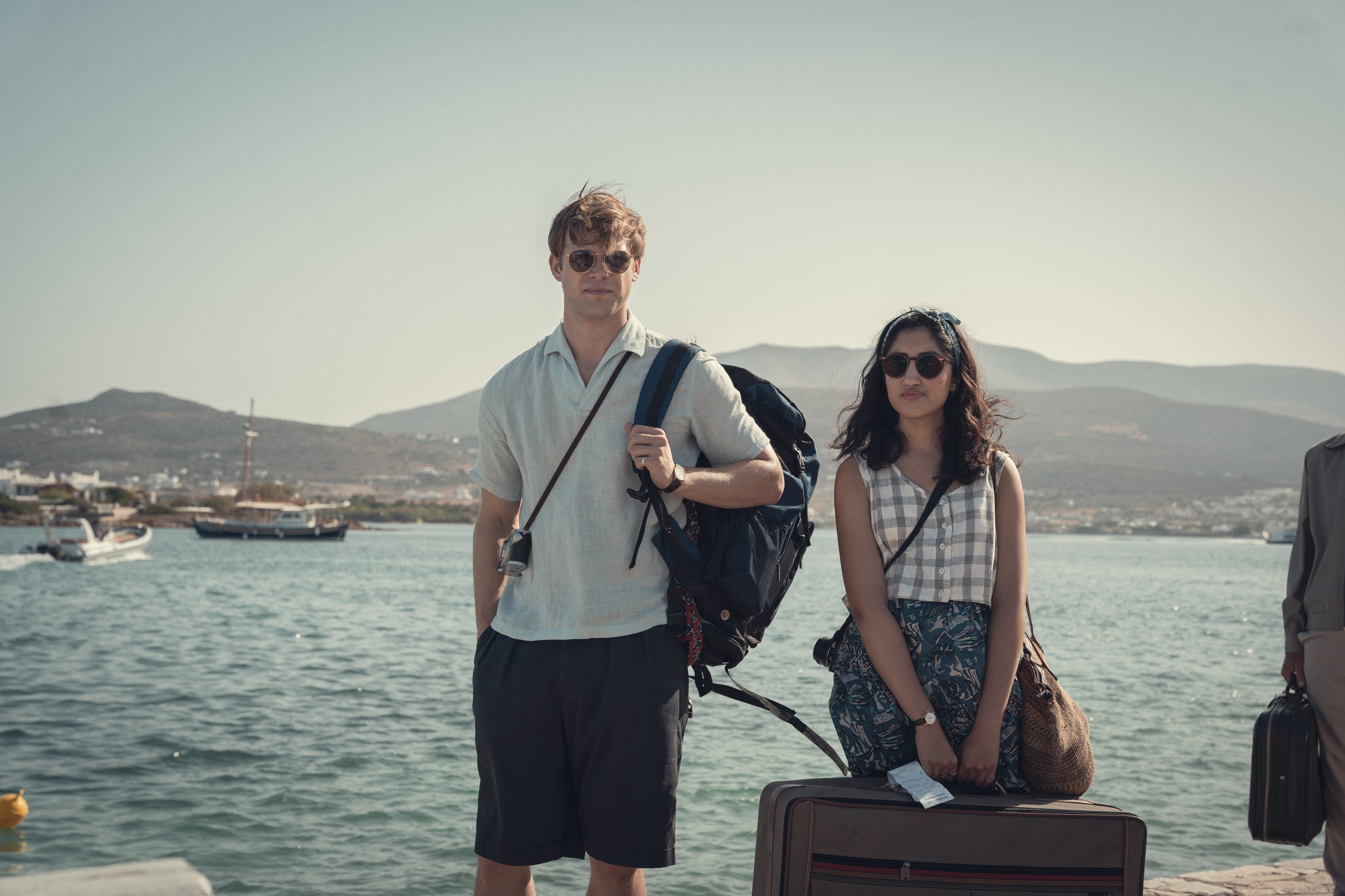 Costume designer Emma Rees meticulously used accessories like jewellery, watches and glasses to maintain continuity in Dex and Emma’s evolving styles.