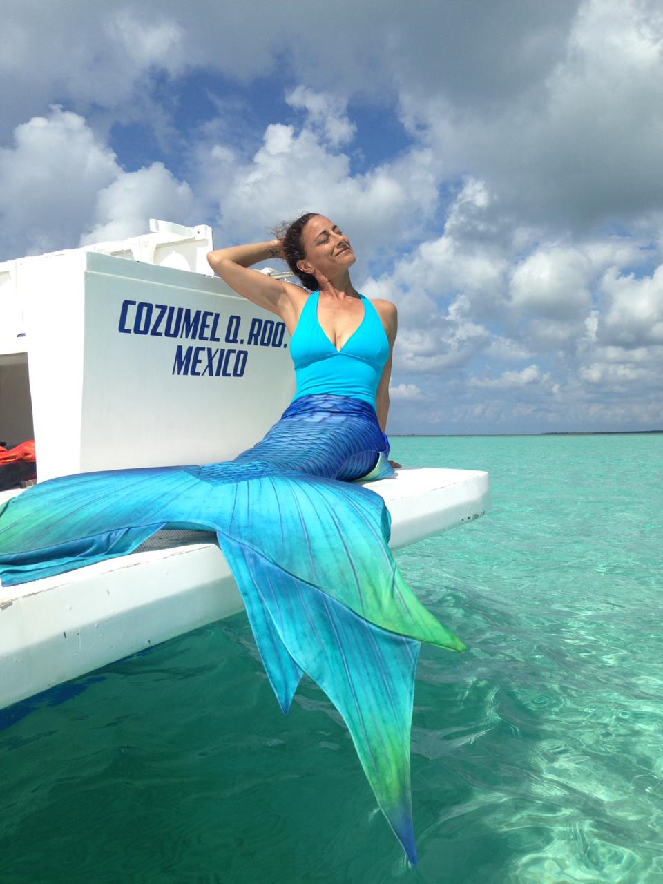 Join a week of mermaid workshops, panels, and experiences at Mexico's annual Freedive Mer Week in Cozumel.  Photo / @divewithro
