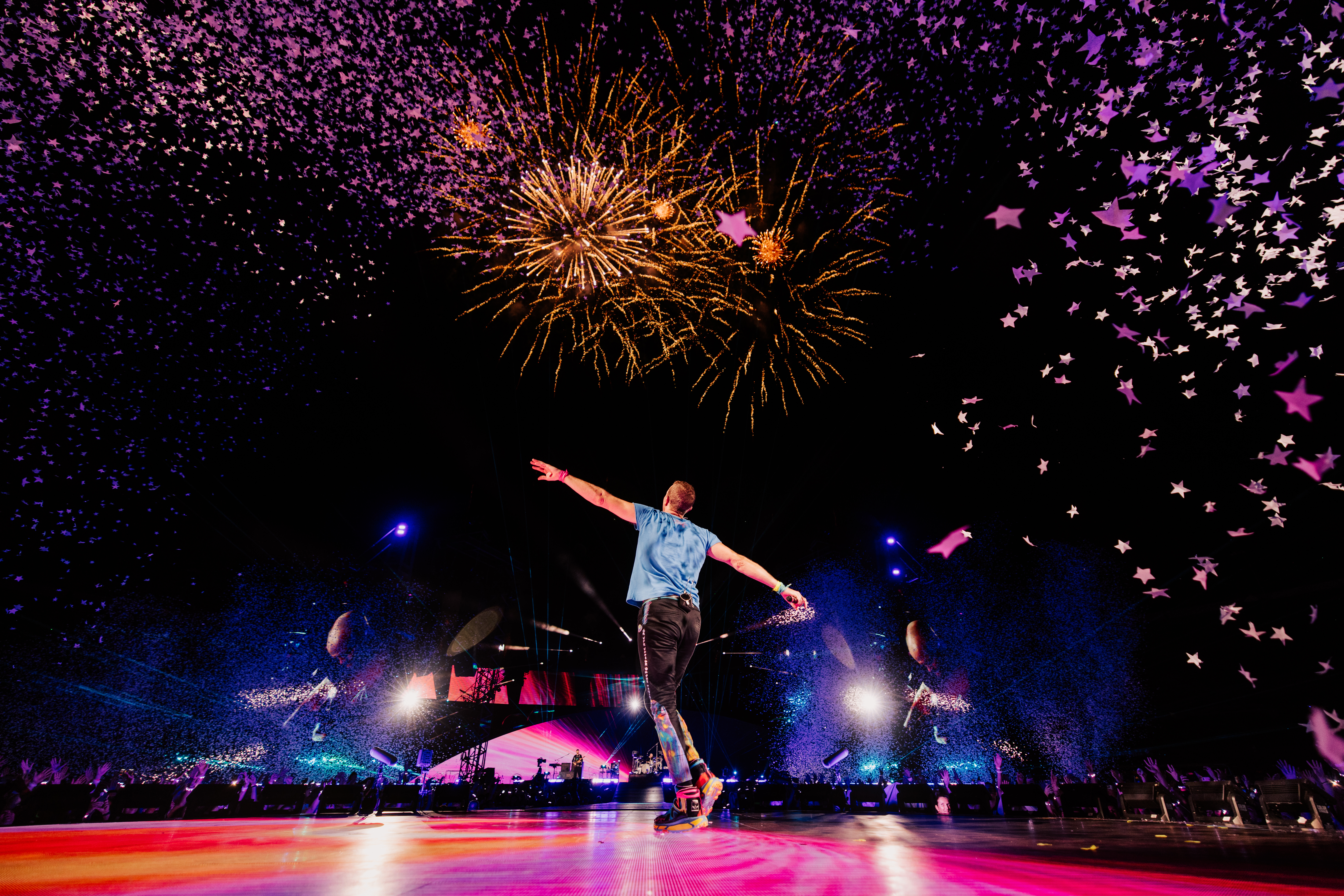 Coldplay has announced a record-breaking three shows in New Zealand next year. Photo / Anna Lee Media