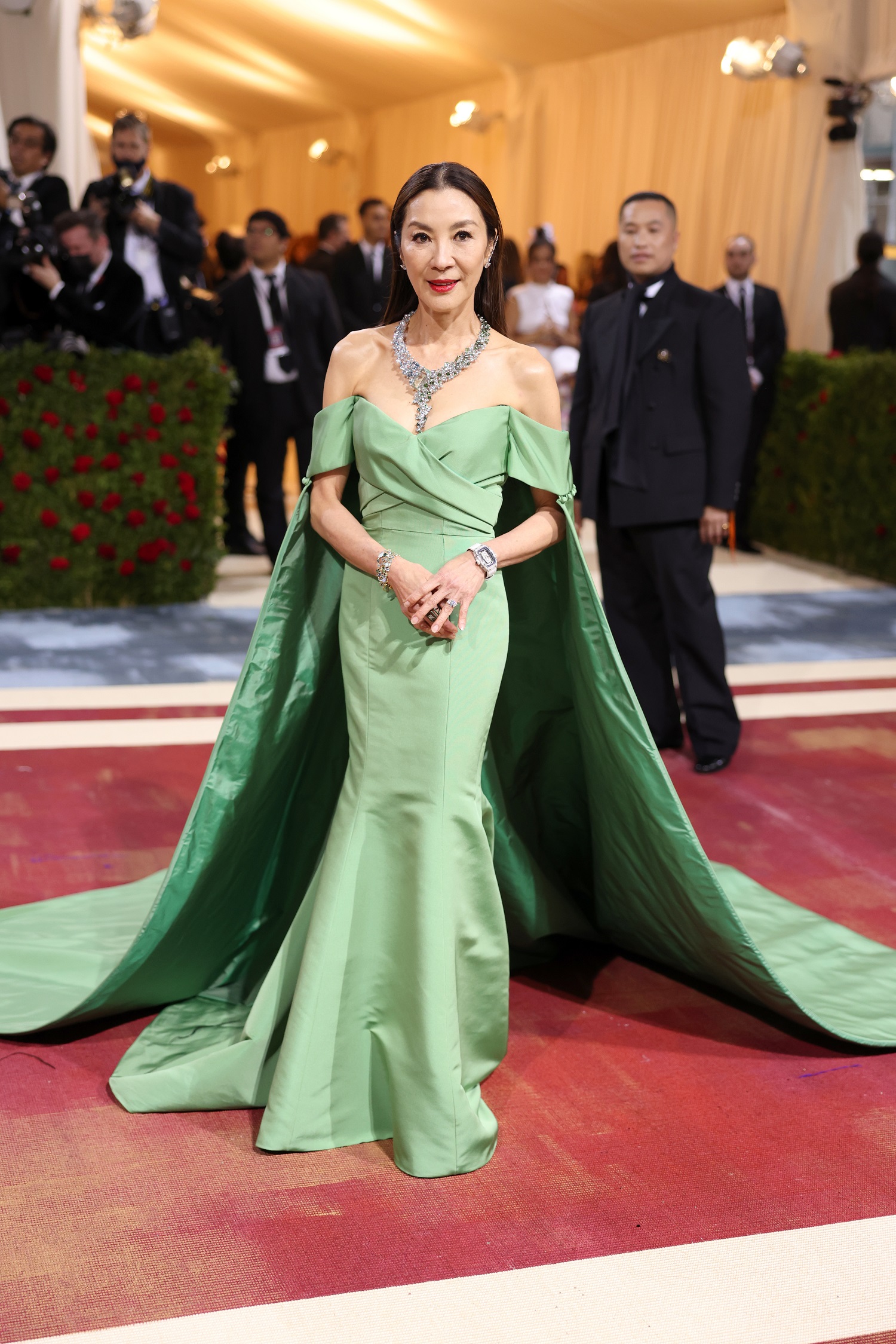 The shoulder: Michelle Yeoh attends the 2022 Met Gala. Photo / Getty Images