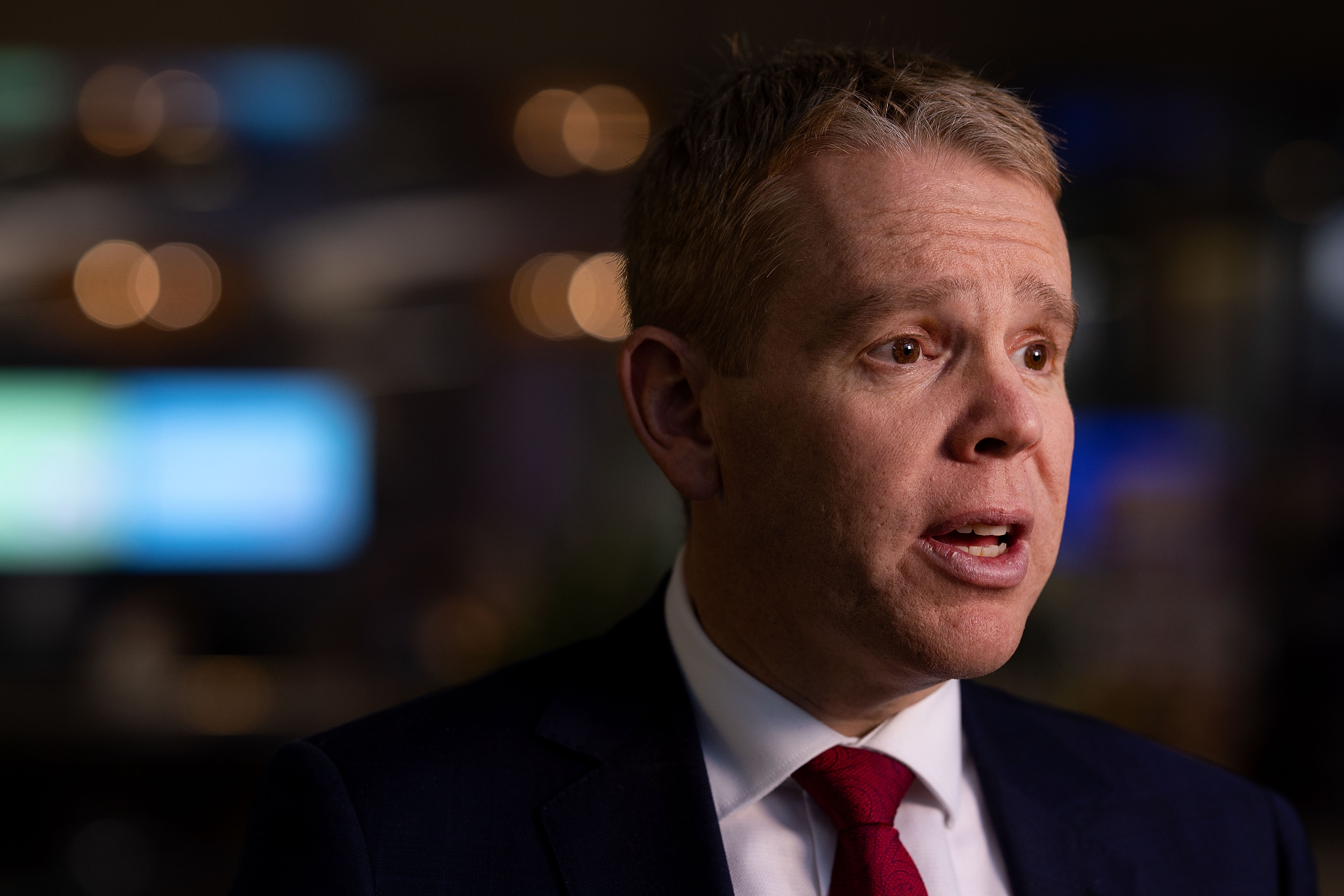 Prime Minister Chris Hipkins plans to speak with Michael Wood over his airport shareholding. Photo / File