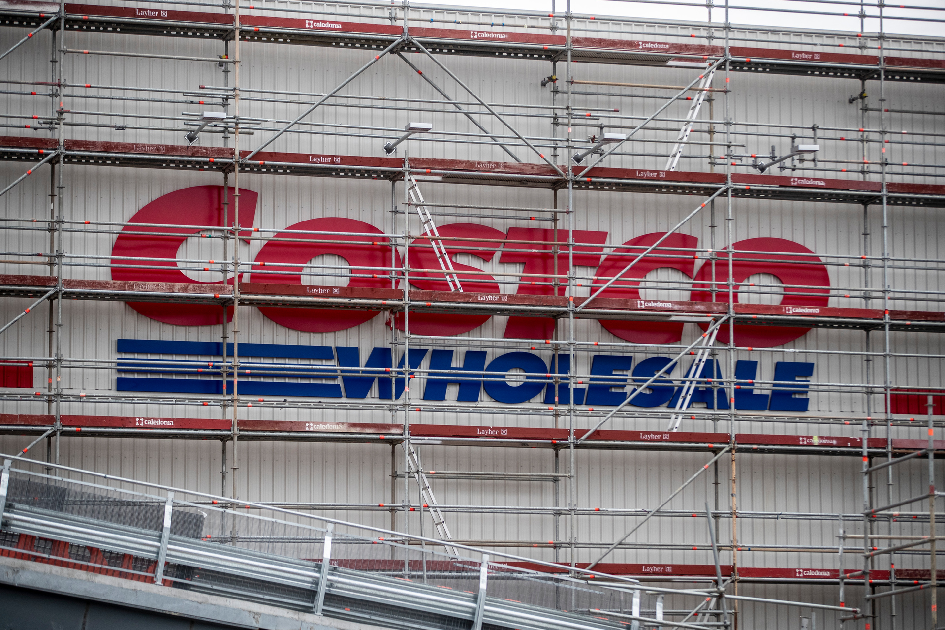 Costco, Westgate in April this year - nearly finished. Photo / Michael Craig