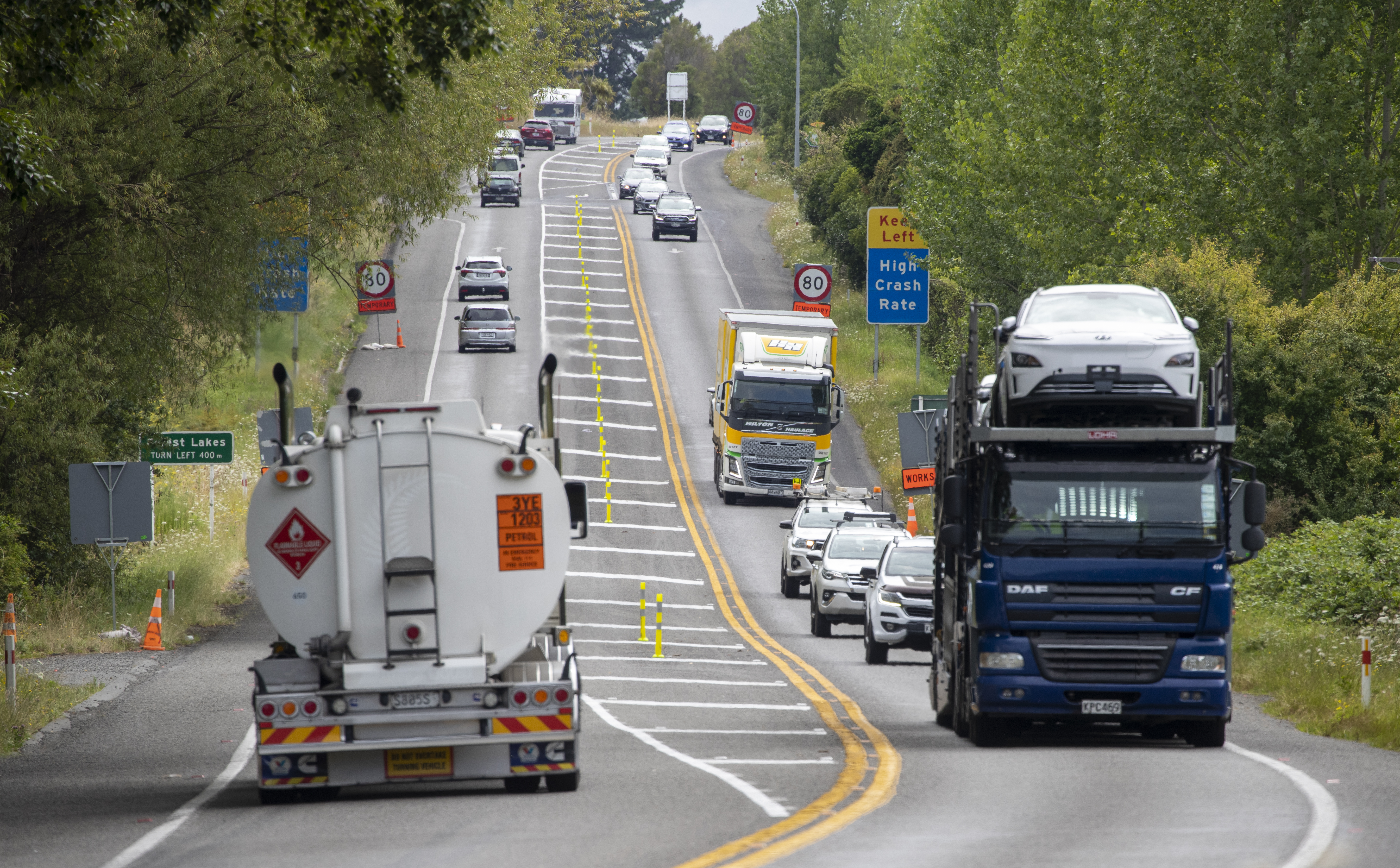 The existing stretch of State Highway 1 between Ōtaki to the north of Levin has been labelled a “killing field”. Photo / Mark Mitchell