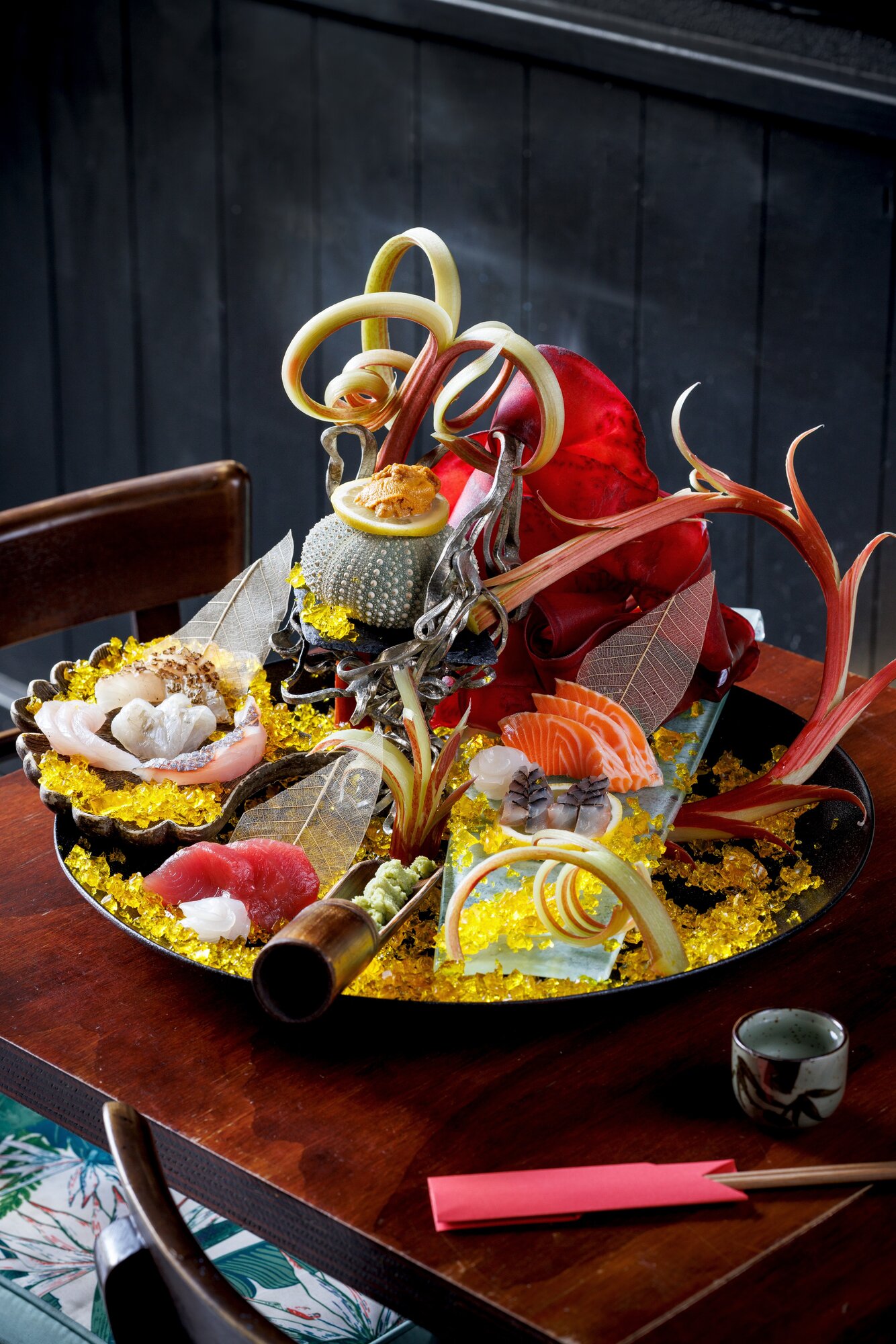 Sashimi platter from Danryu in Devonport. Photo / Babiche Martens