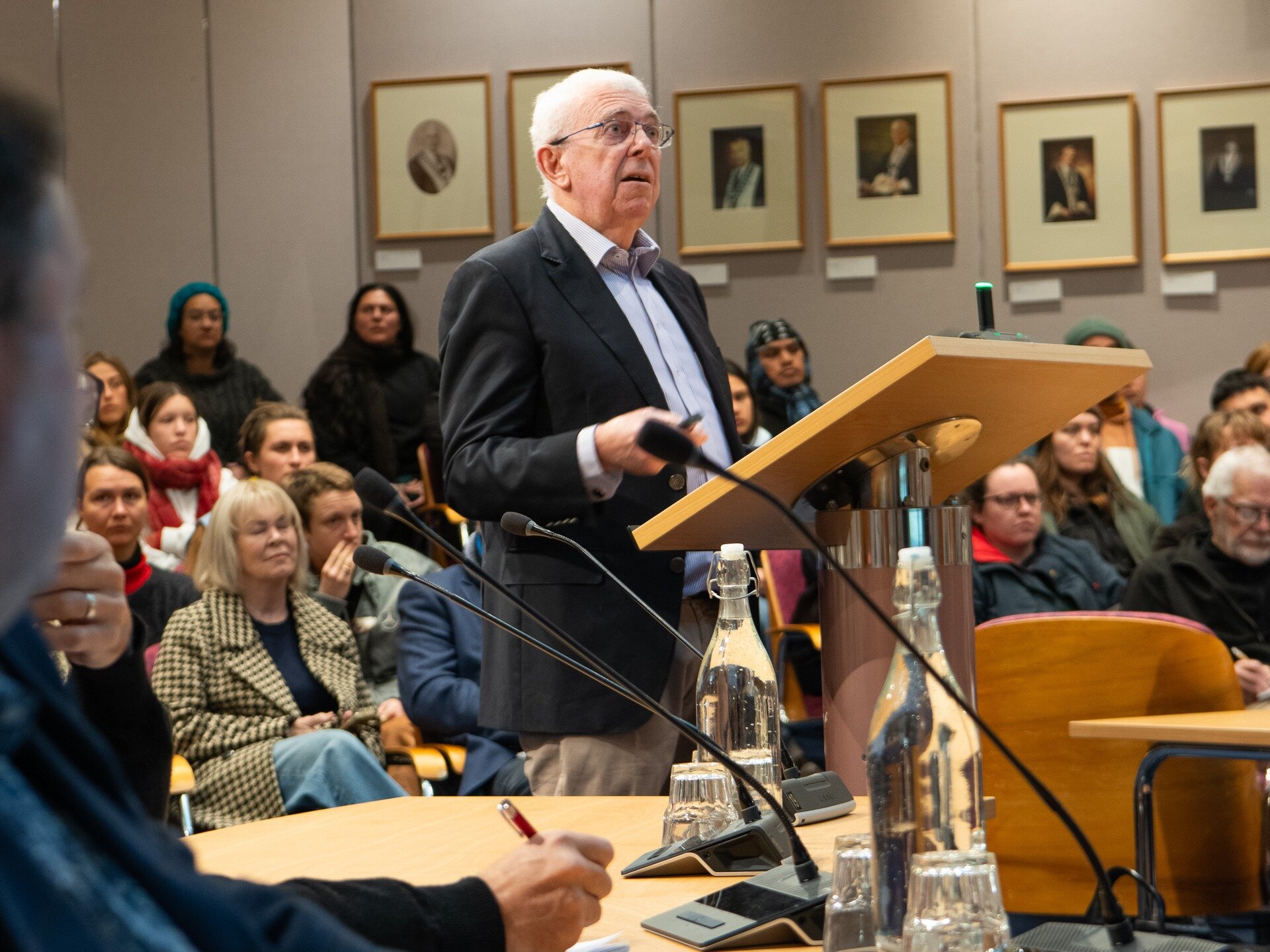 Trans-Tasman boss Alan Eggers says the miner has engaged locally, including via this deputation that led to New Plymouth District Council rejecting seabed mining. Photo / Te Korimako o Taranaki