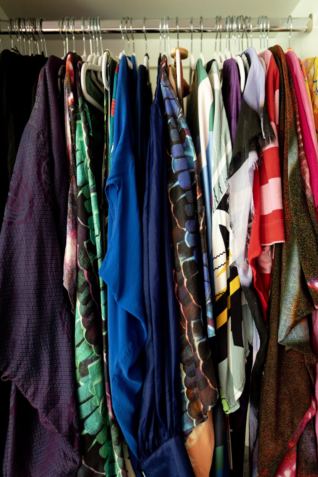Anya Mayo's wardrobe. Photo / Dean Purcell
