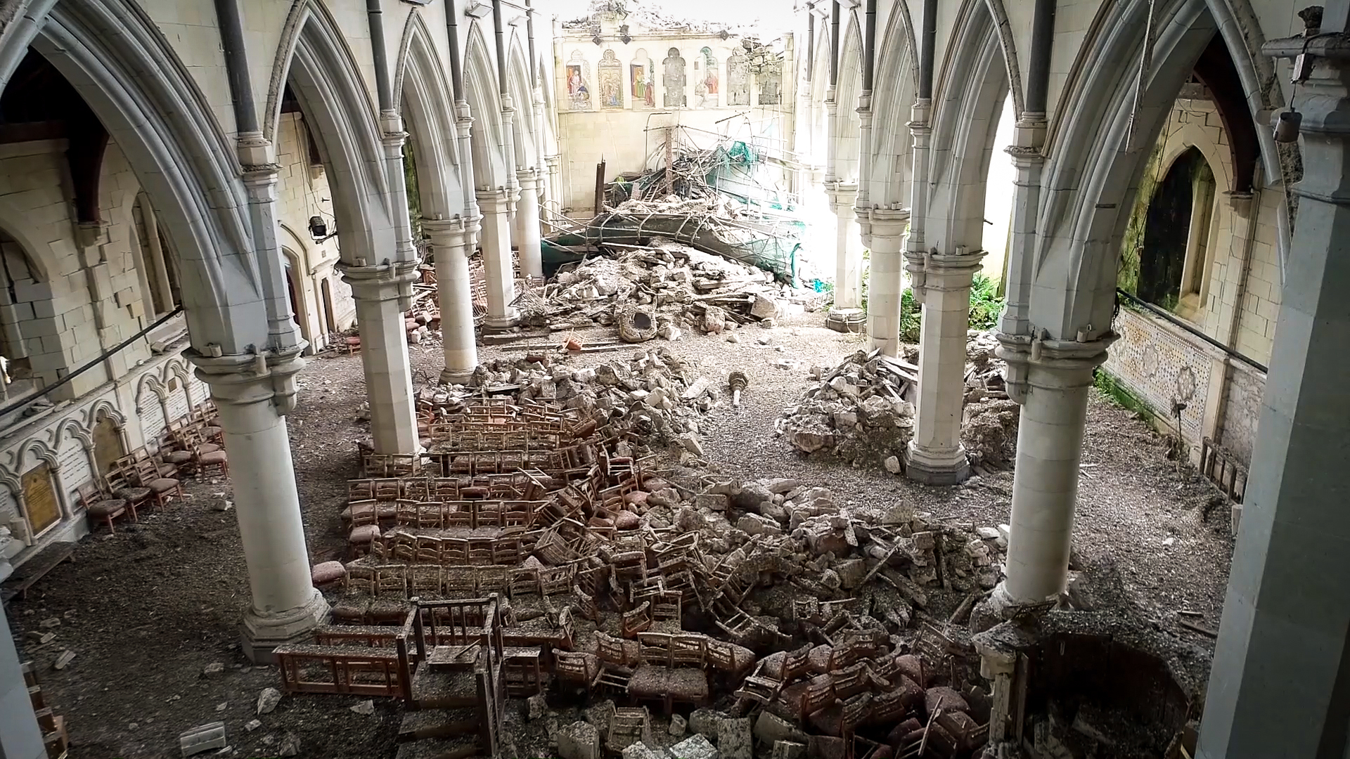 The reinstatement of the cathedral is expected to take up to eight years and cost about $154 million. Photo / Christ Church Cathedral Reinstatement Project