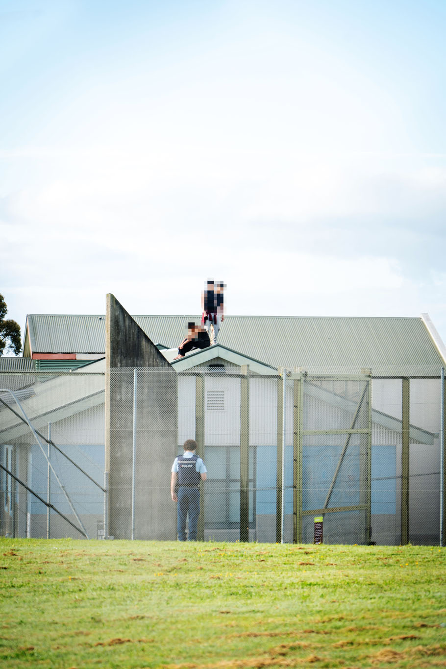 A group of 13 youth at a youth justice facility in South Auckland took to the roof for hours this week. Photo / Carson Bluck
