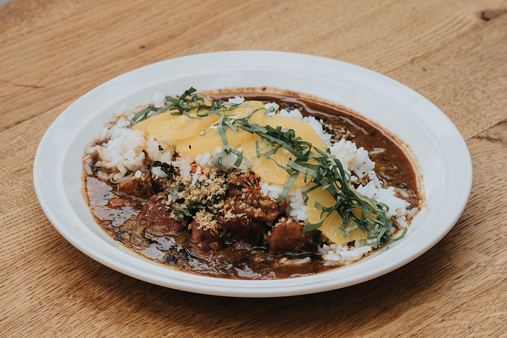 The Butcher Baker’s seasonal menu spans everything from smoked harissa lamb with compressed tomatoes, to turnip pappardelle and herb scrambled eggs. Photo / Vincent Wu