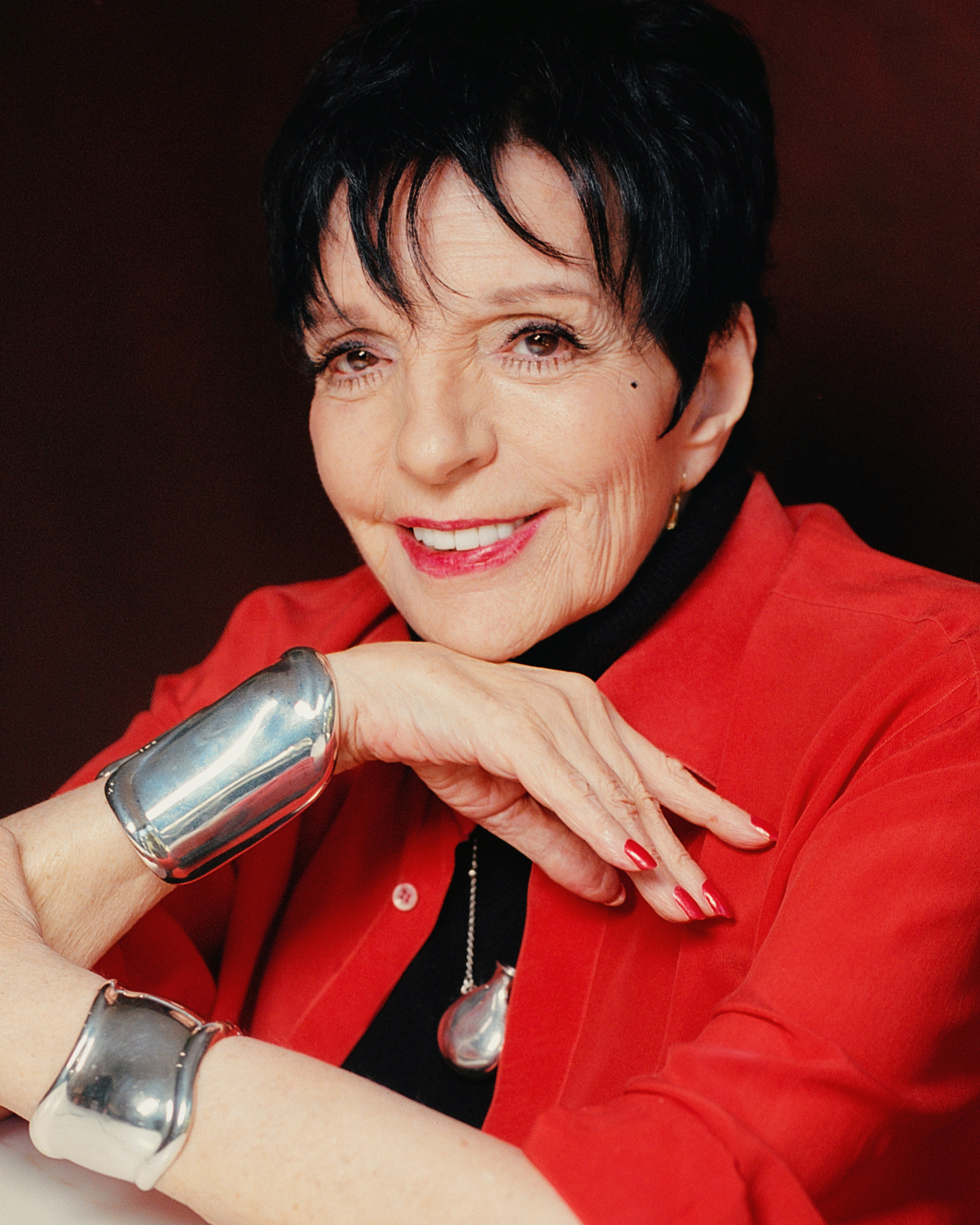 Liza Minnelli in Elsa Peretti’s bone cuffs and jug pendant. Photo / Erik Carter for The New York Times