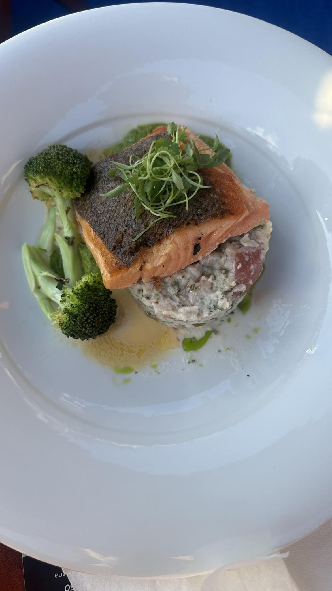 The $52 salmon that can be ordered from a corporate box at the ASB Classic.