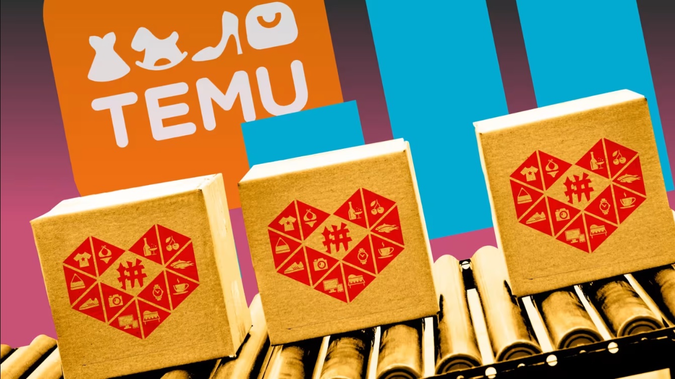Temu's parent company wants to change the way the world shops, with a faster, leaner and cheaper version of Amazon. Photo / FT montage, Getty Images