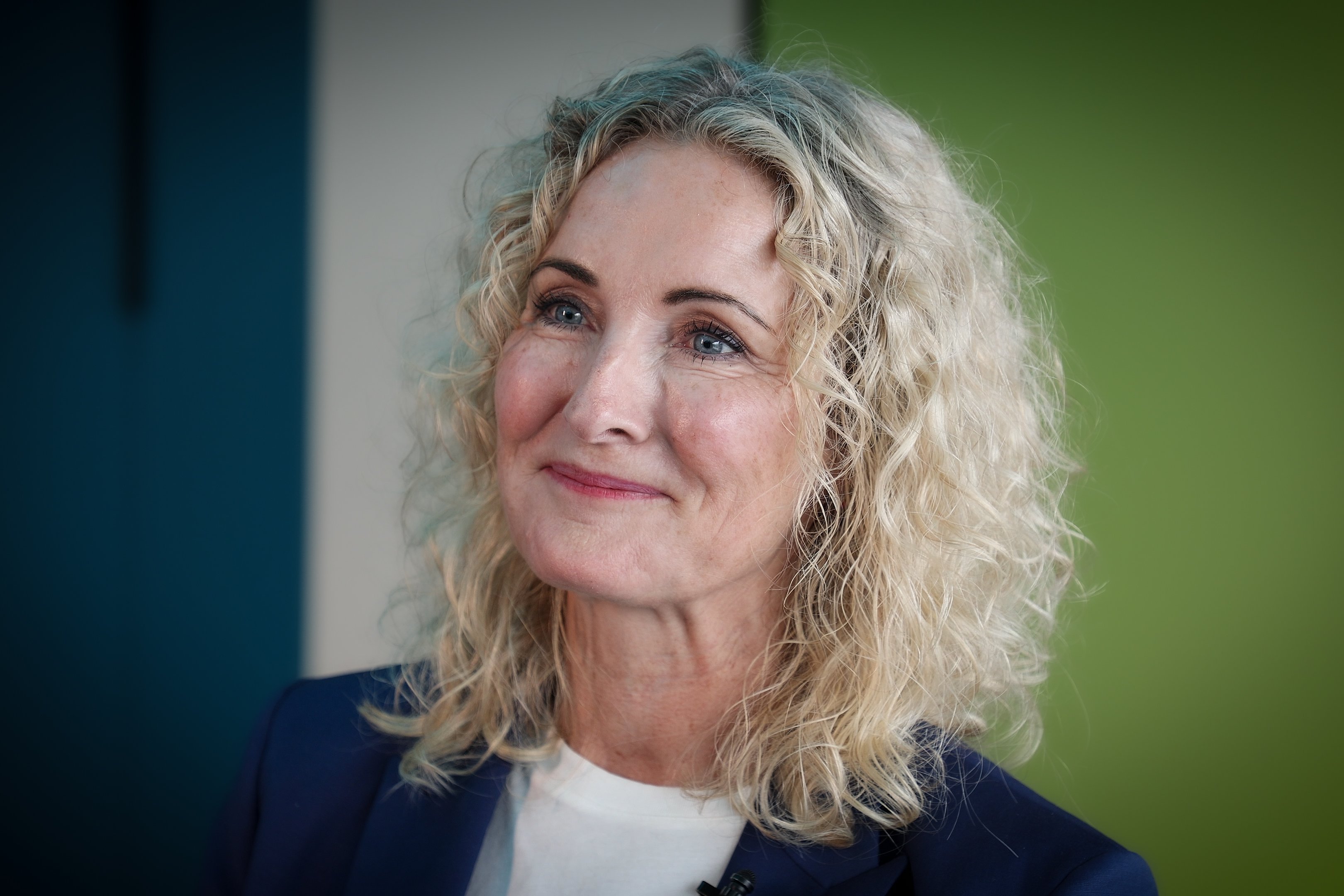 Stuff owner and chief executive Sinead Boucher. Photo / Michael Craig