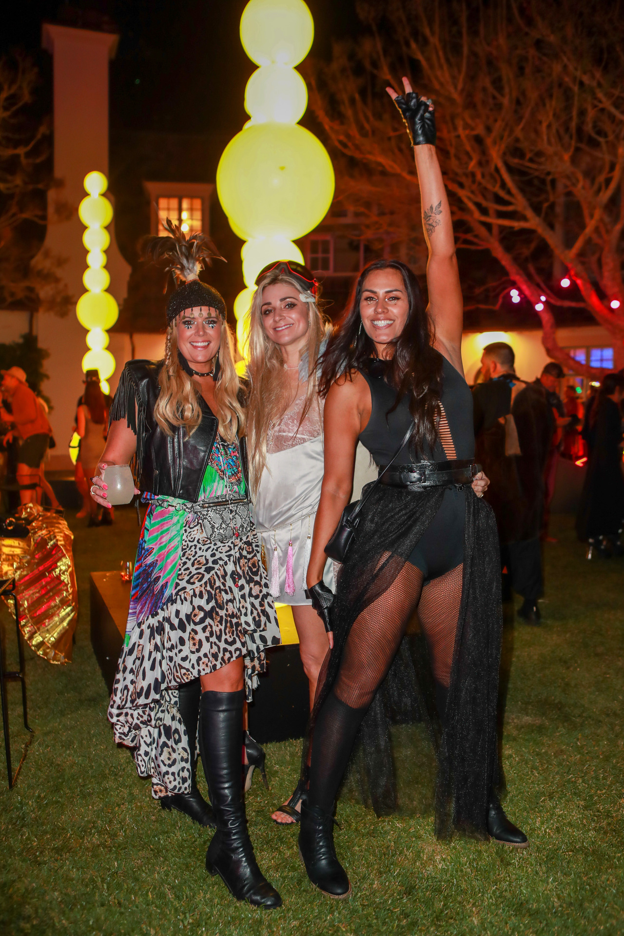 Burning Man Julia Leuchars, Erin Simpson and Makaia Carr