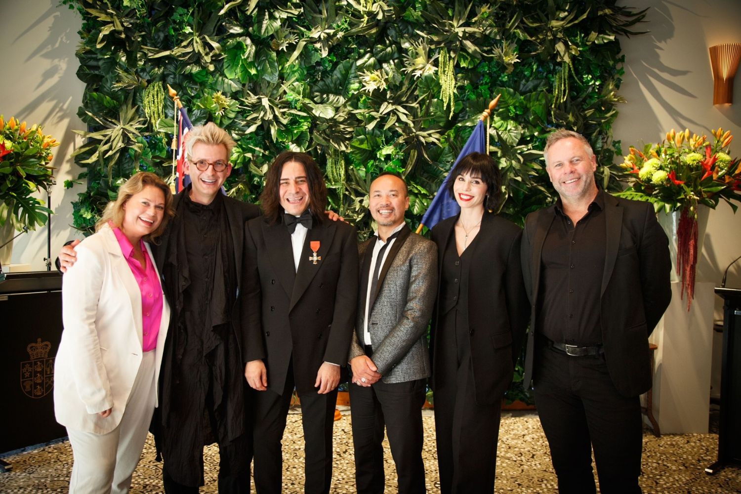 From left to right: Kathryn Wilson, Ryland Wood, Danny Pato, Michael Sisaengrath, Jen Cuttance and Liam Taylor. Photo / Supplied