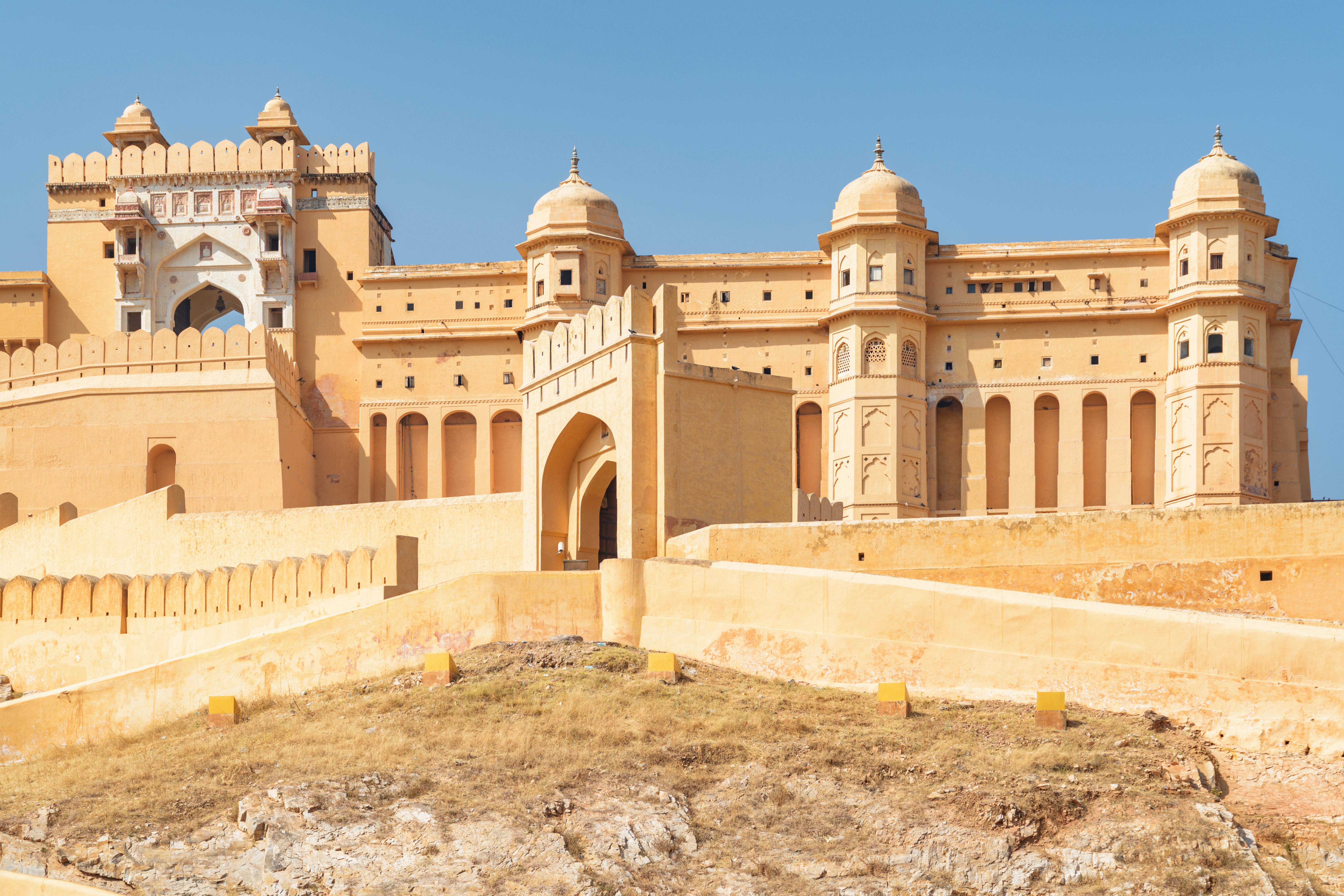Jaipur’s Amber Fort features both Hindu and Mughal architectural styles, making it one of India’s most stunning forts. Photo / 123RF
