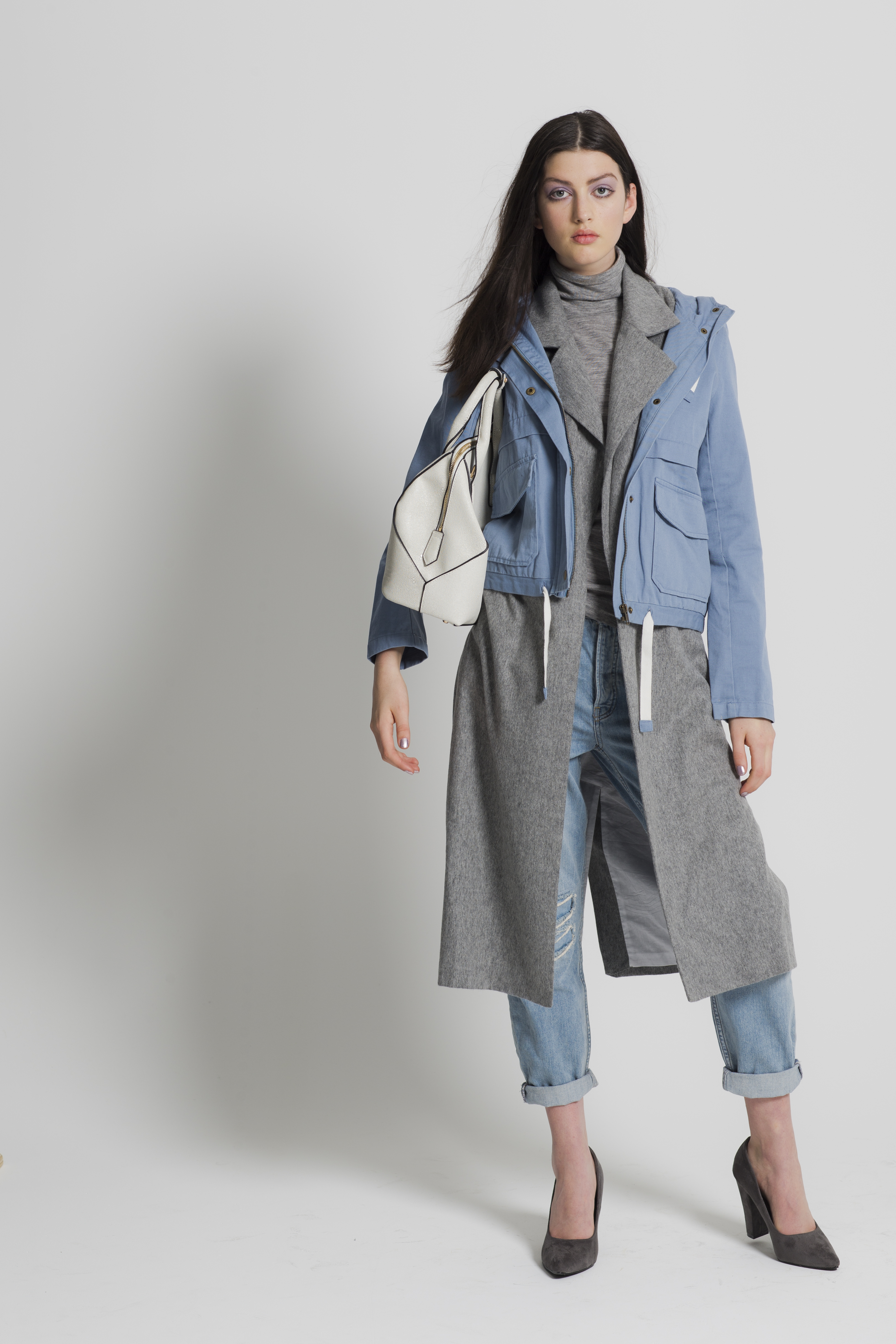 kate sylvester quilted parka