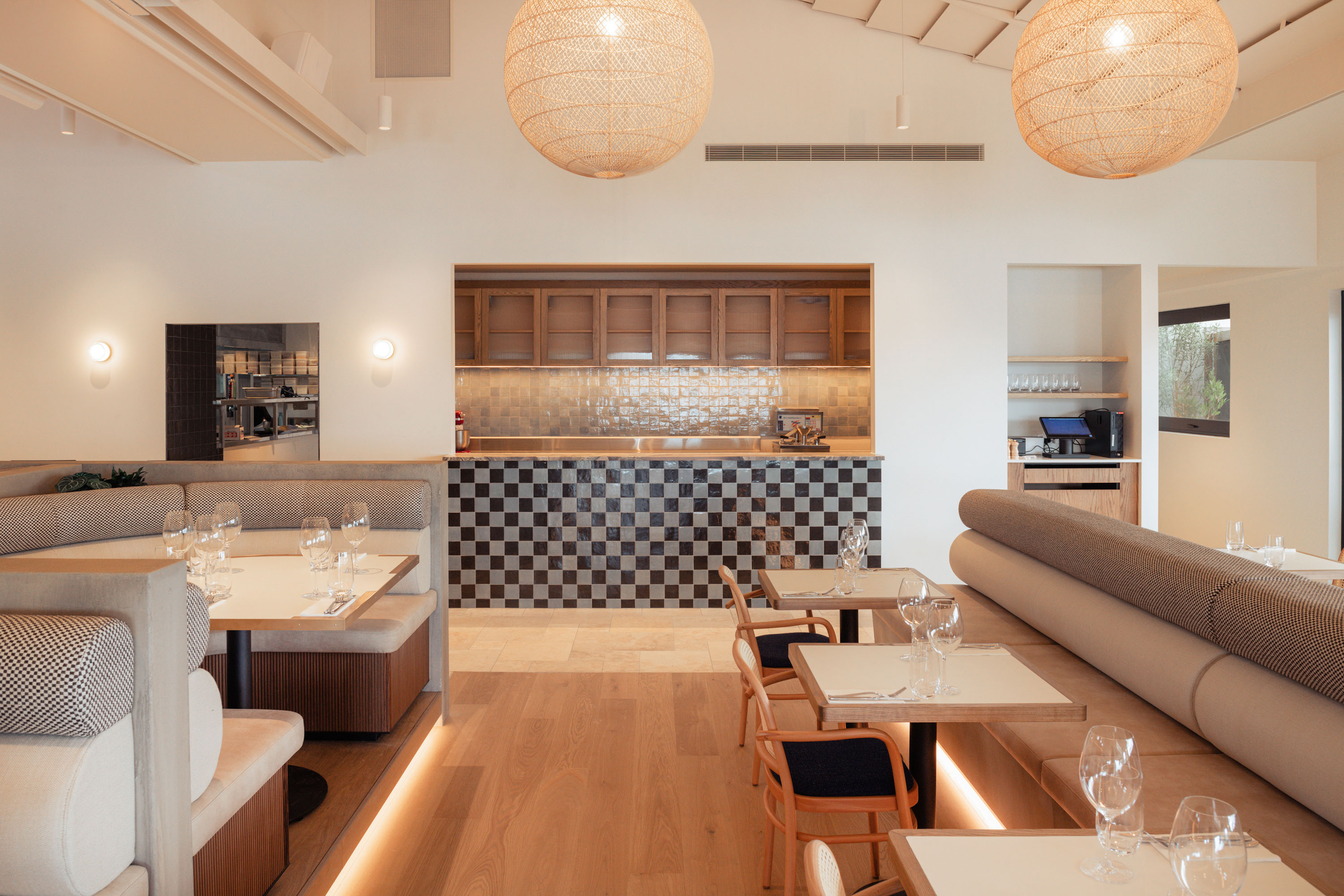 The design brief for restaurant First Mates, Last Laugh was “beach club”. Photo / Kayle Lawson