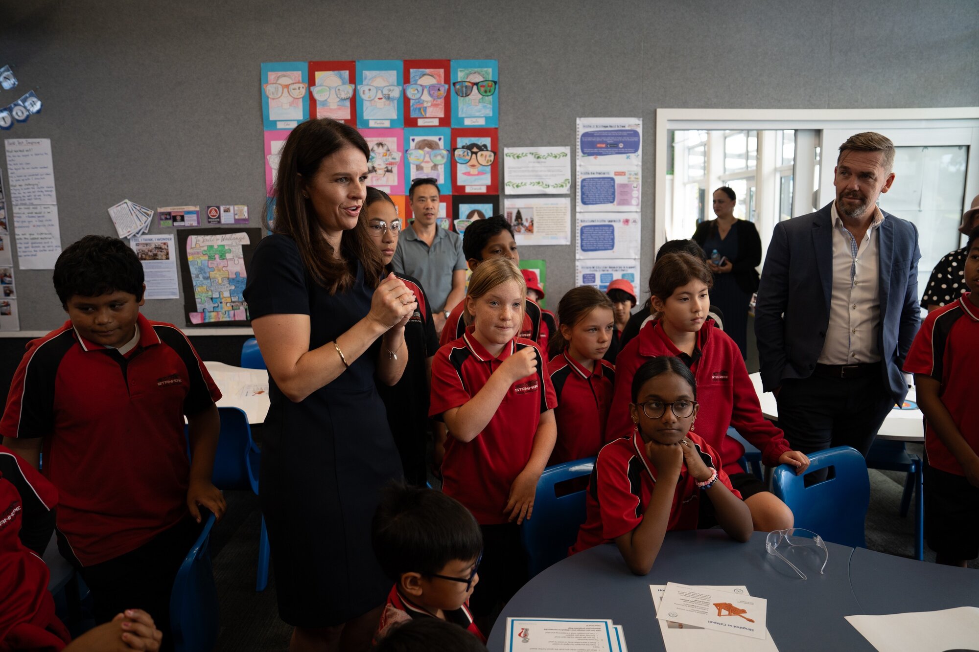 Education Minister Erica Stanford says the new results are an encouraging start. Photo / Anna Heath