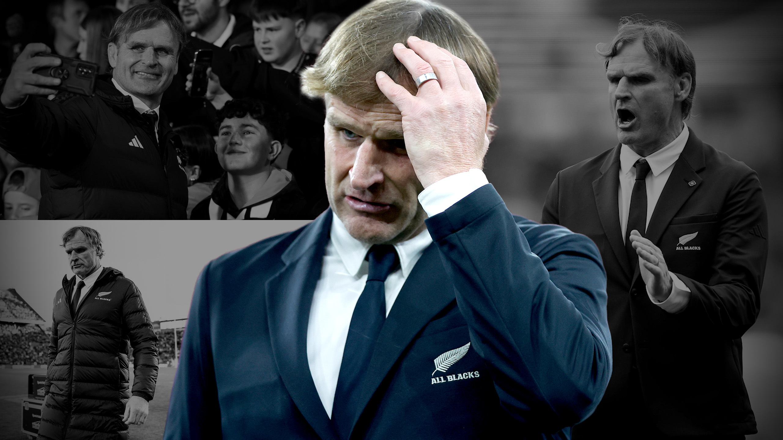All Blacks coach Scott Robertson during his two-year tenure. Photos / Photosport