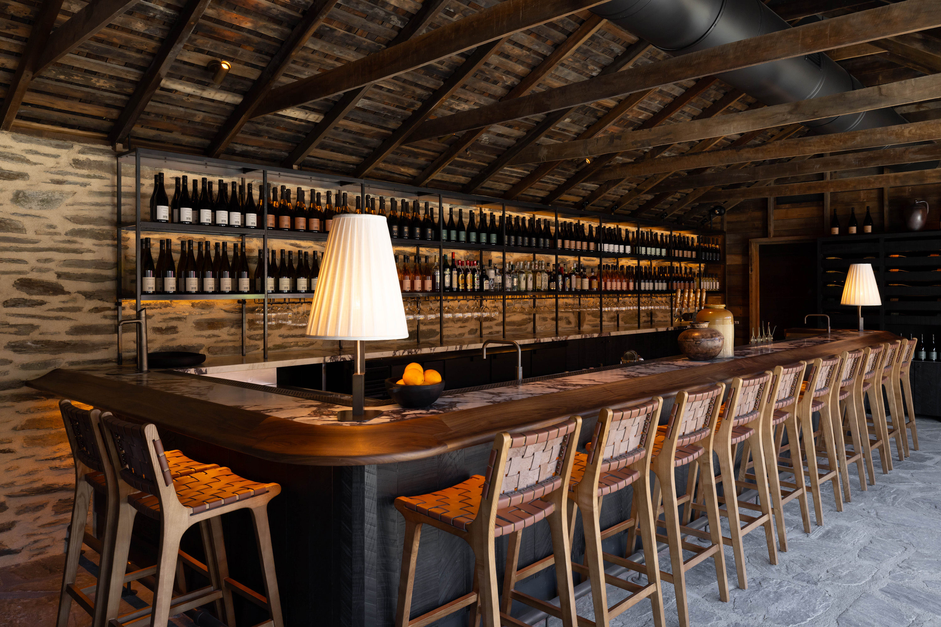 The bar in The Manure Room has a cellar that won’t disappoint and a top shelf just as impressive and intriguing.